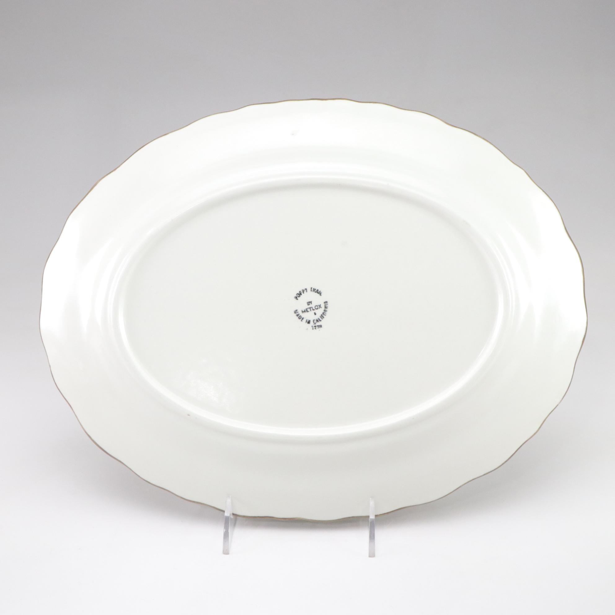 Poppy Trail "Sculptured Grape" Dinnerware Set