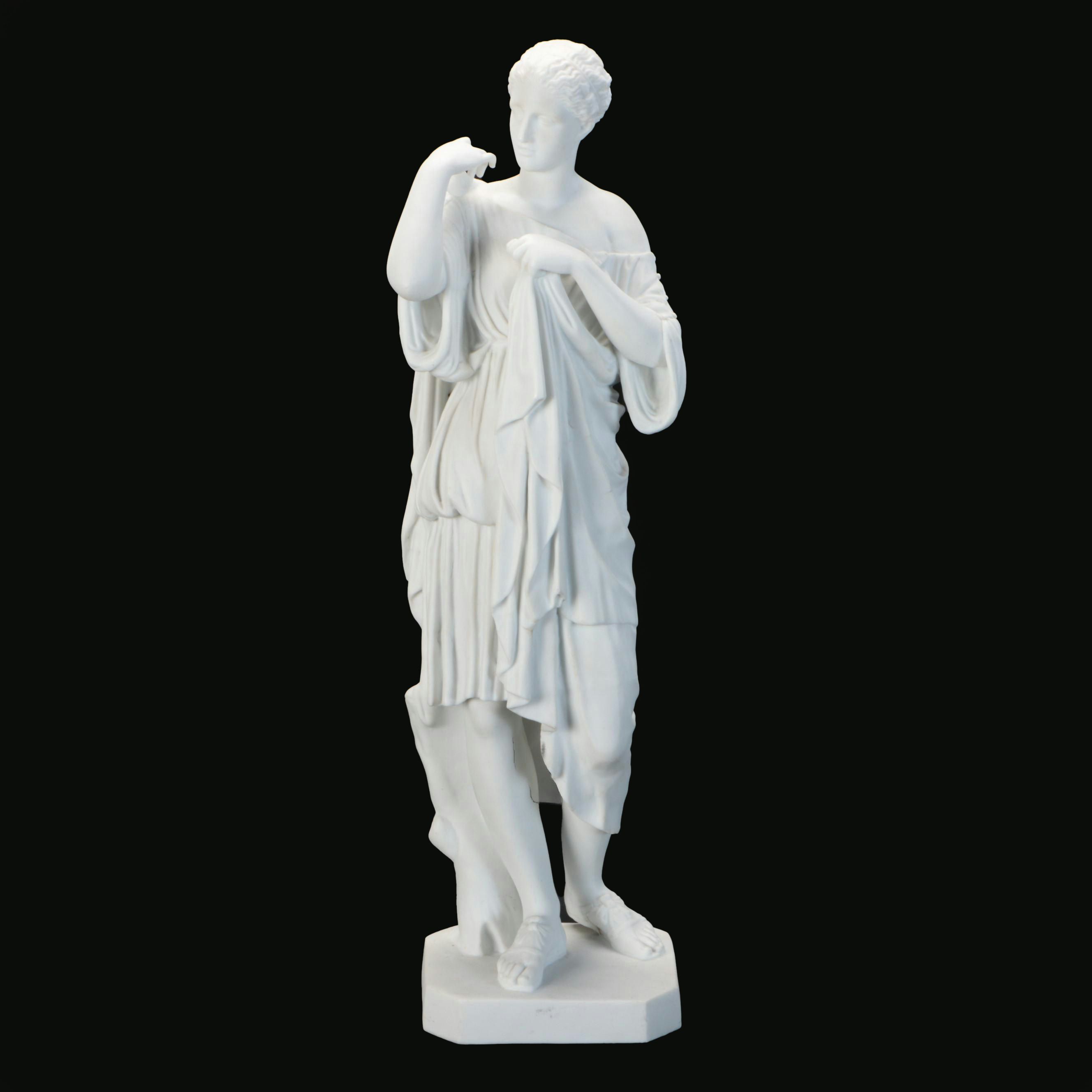 Grand Tour Style Parian "Diana of Gabii" Statue