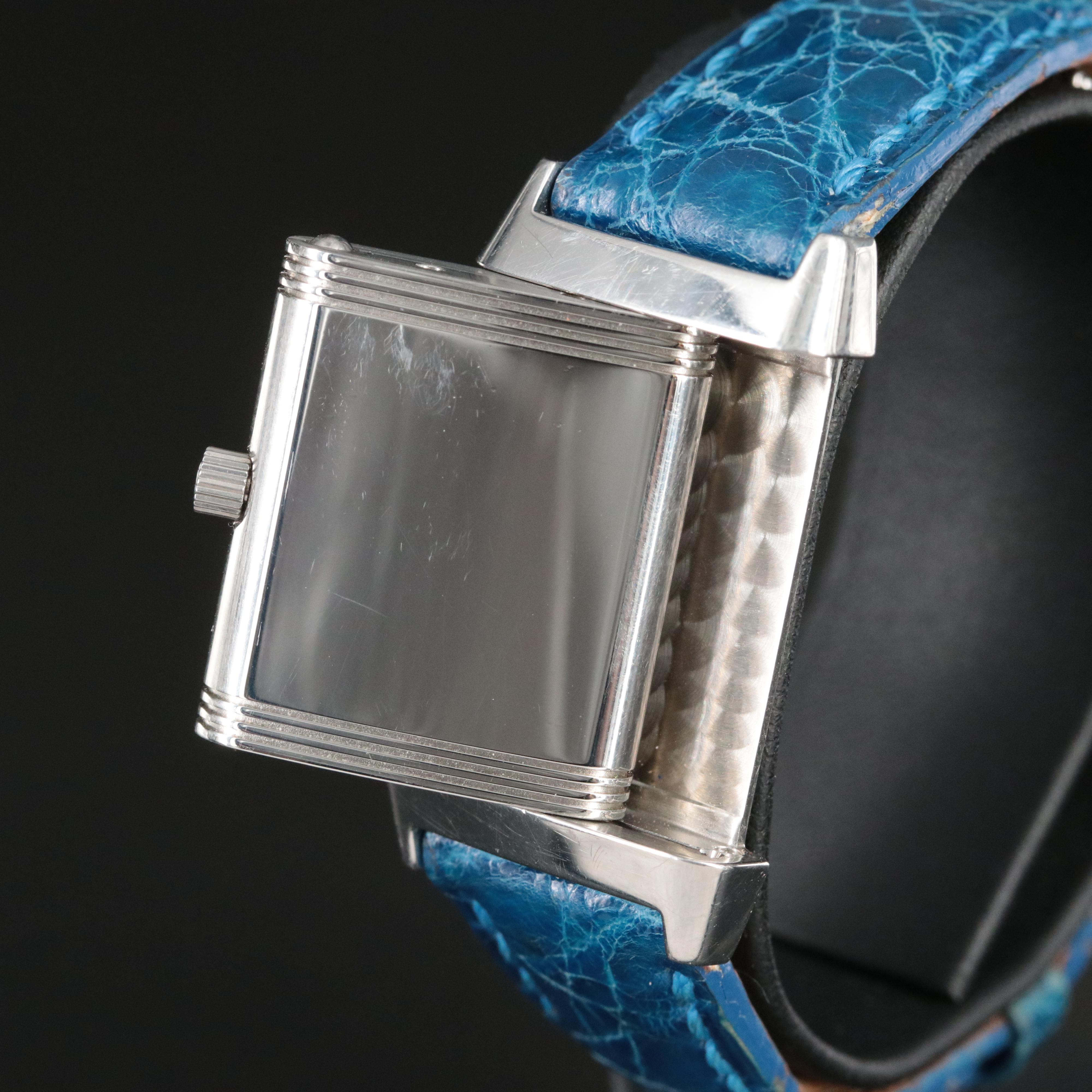 Jaeger-LeCoultre Reverso 260.8.08 Blue Steel Quartz Watch
