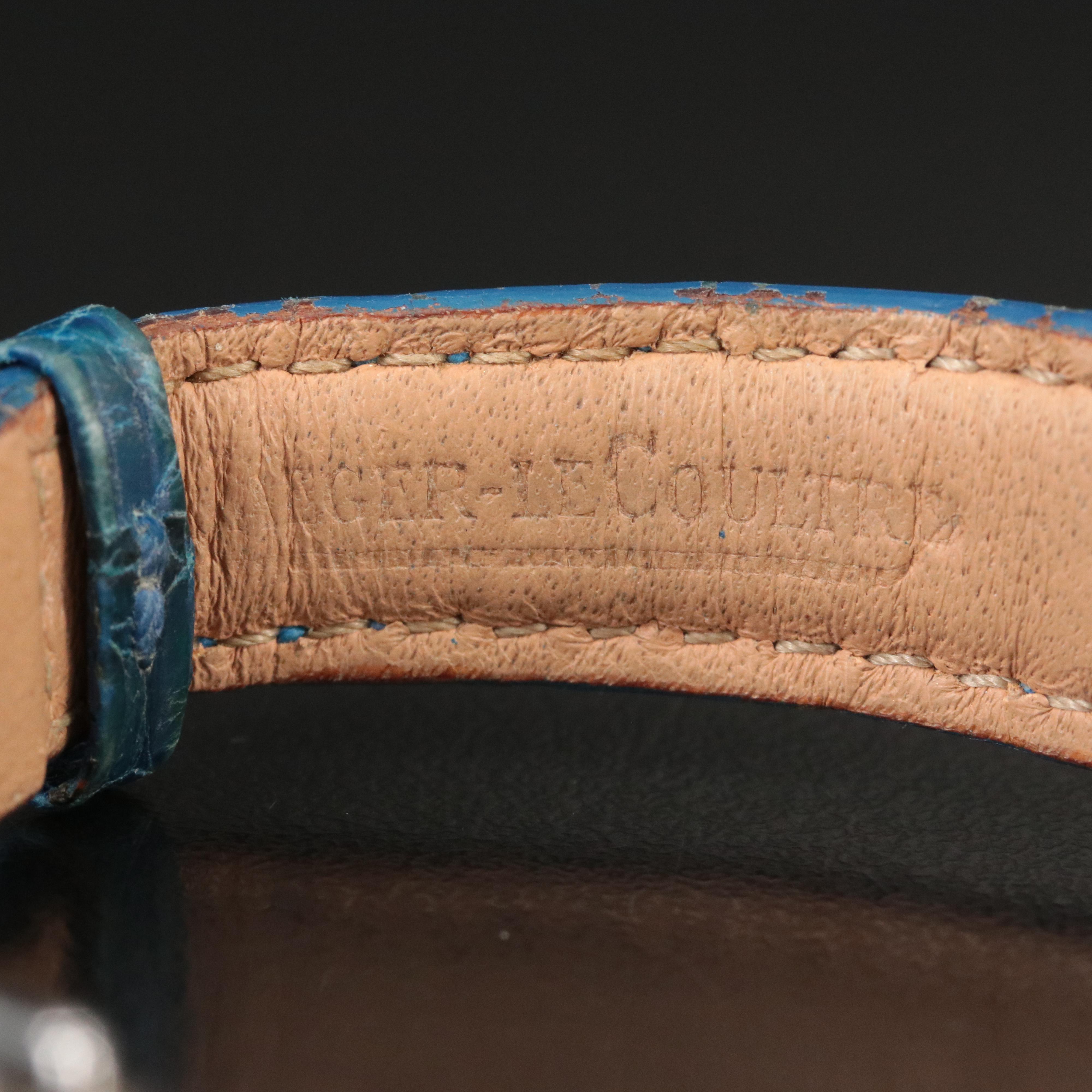 Jaeger-LeCoultre Reverso 260.8.08 Blue Steel Quartz Watch