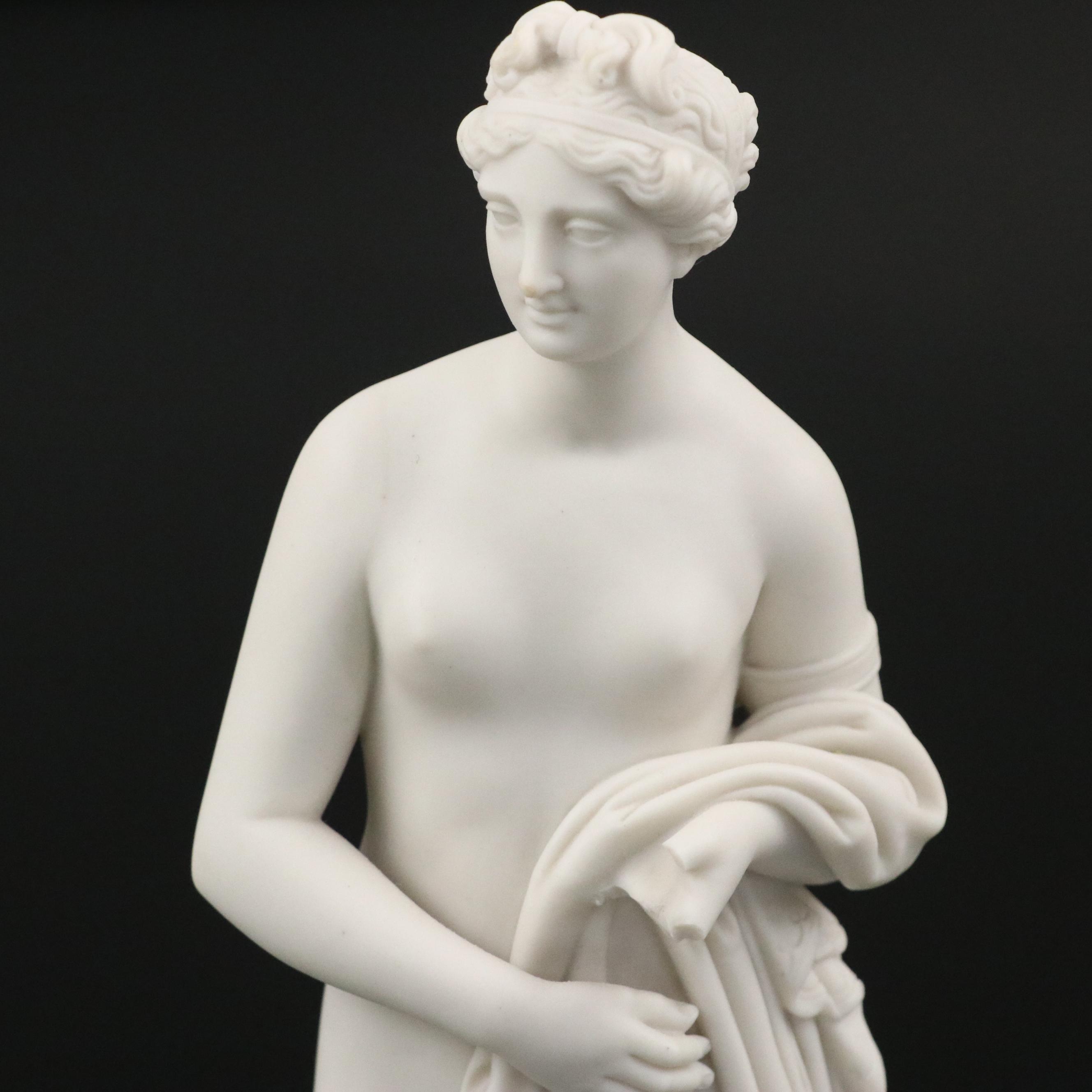 English Parian "Venus Vertcordia" Figurine After John Gibson