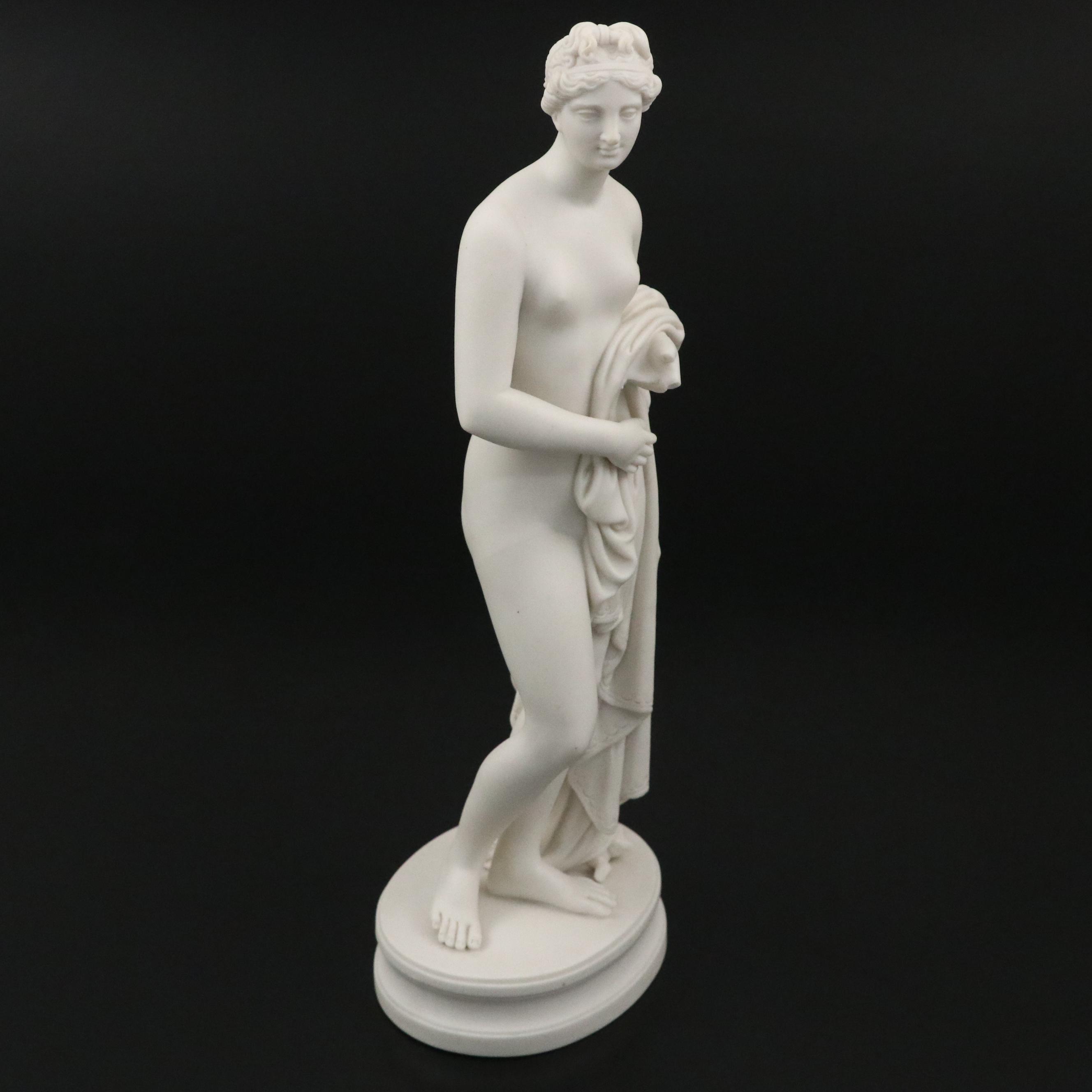 English Parian "Venus Vertcordia" Figurine After John Gibson