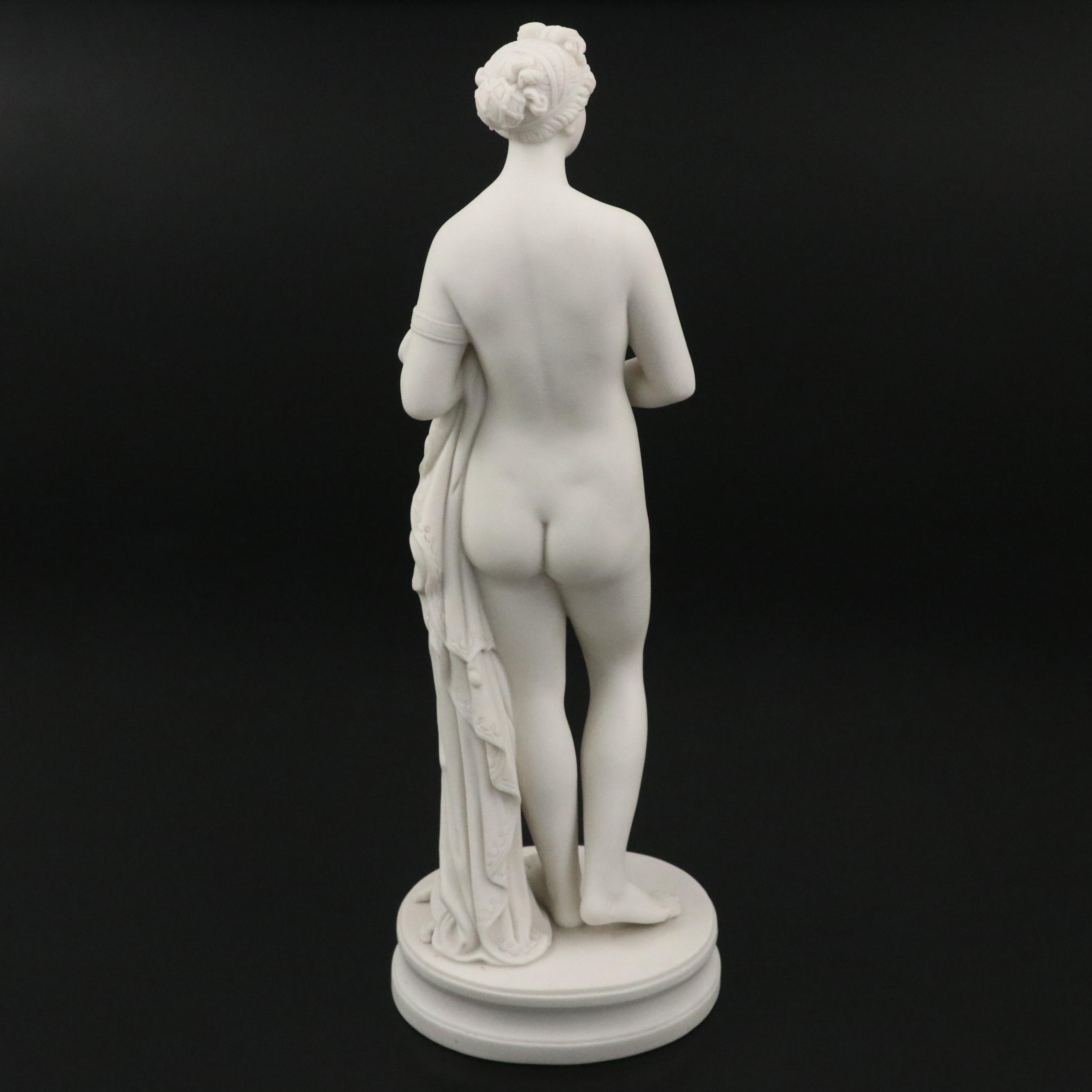 English Parian "Venus Vertcordia" Figurine After John Gibson