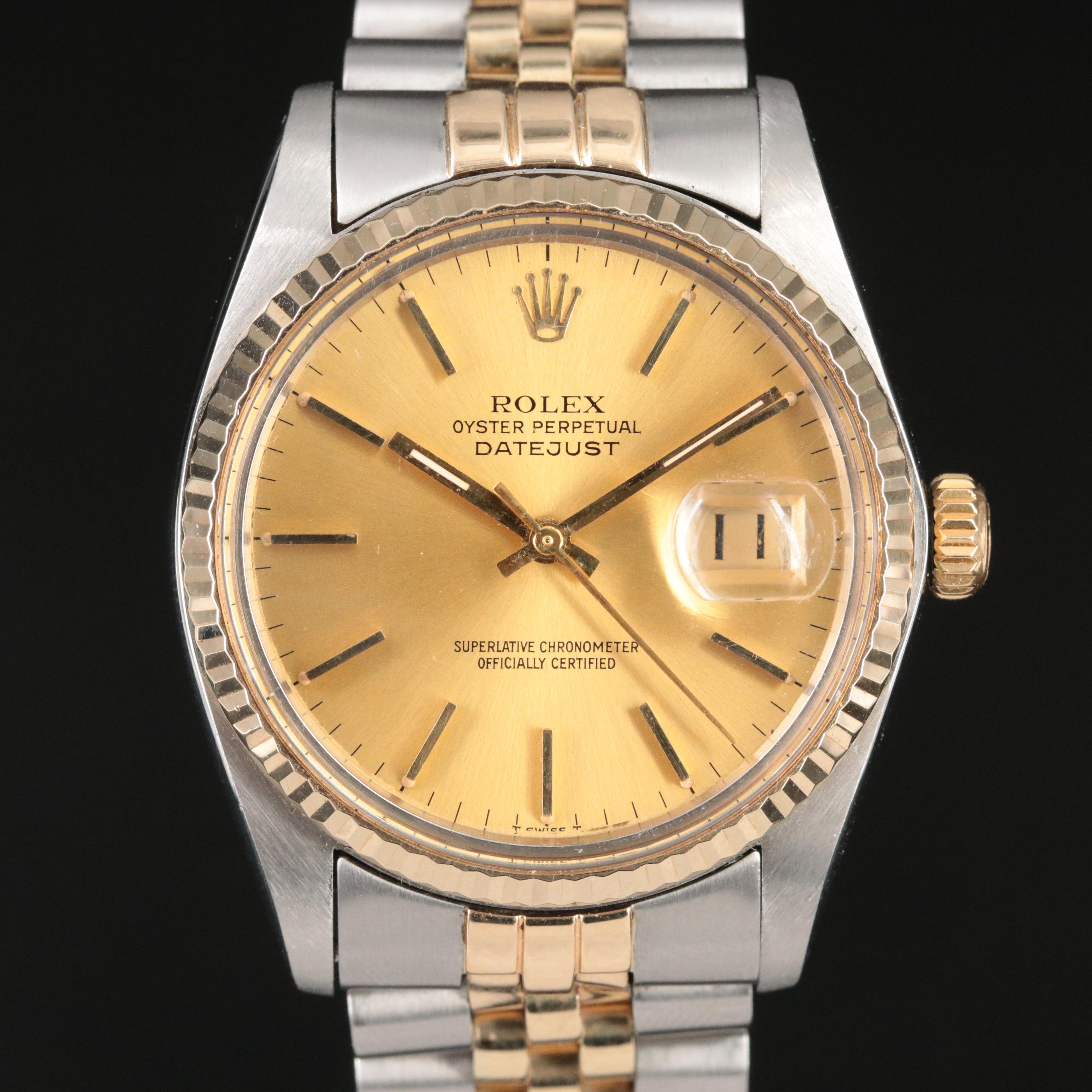 1984 Rolex Oyster Perpetual Datejust Watch