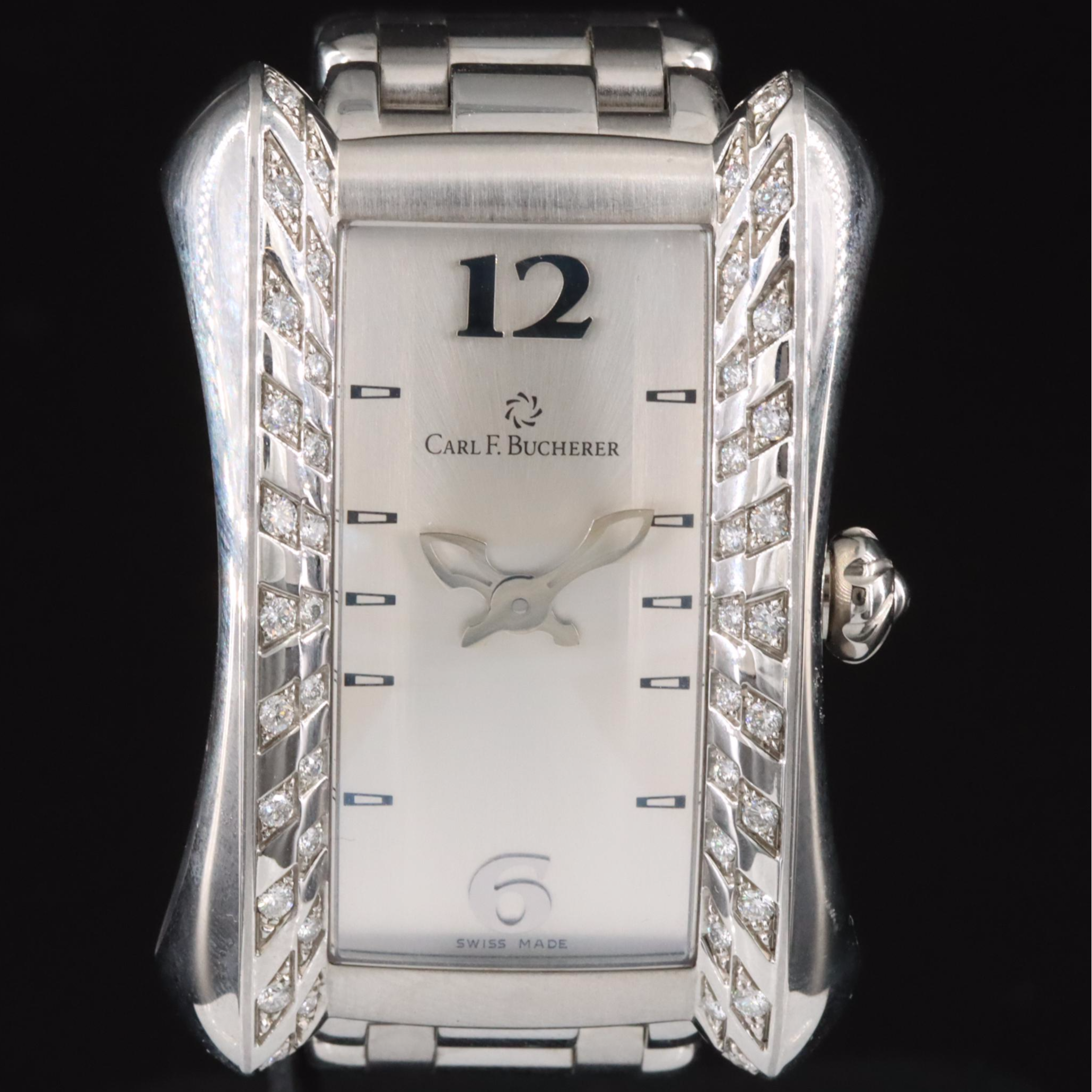 Carl F. Bucherer Alacria Stainless Steel Diamond Watch
