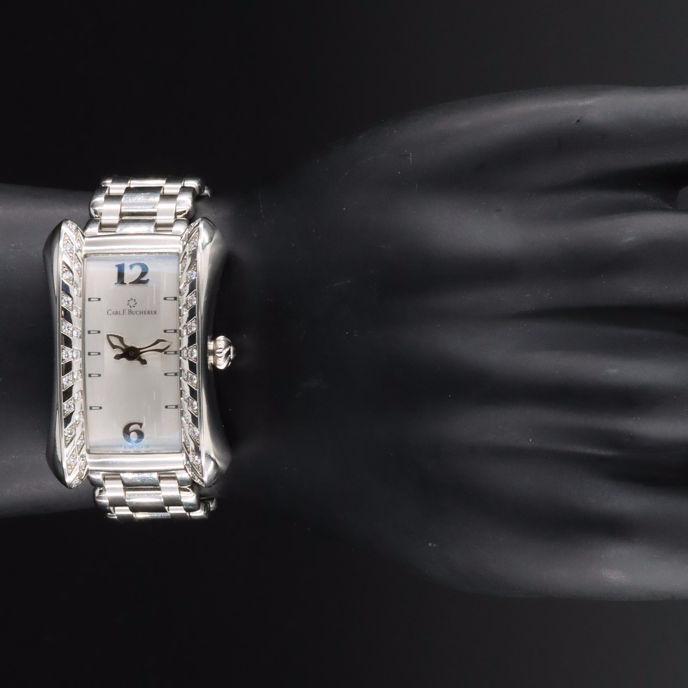 Carl F. Bucherer Alacria Stainless Steel Diamond Watch