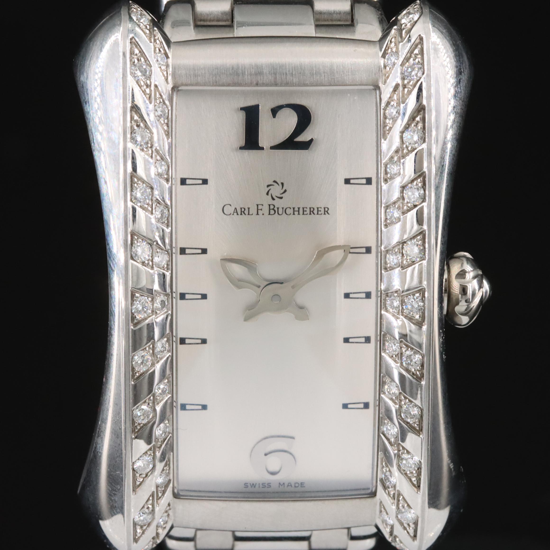 Carl F. Bucherer Alacria Stainless Steel Diamond Watch