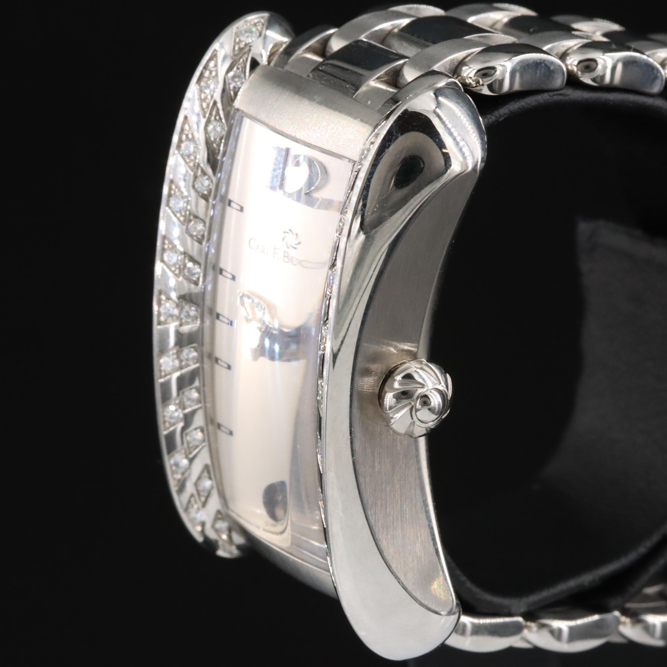 Carl F. Bucherer Alacria Stainless Steel Diamond Watch