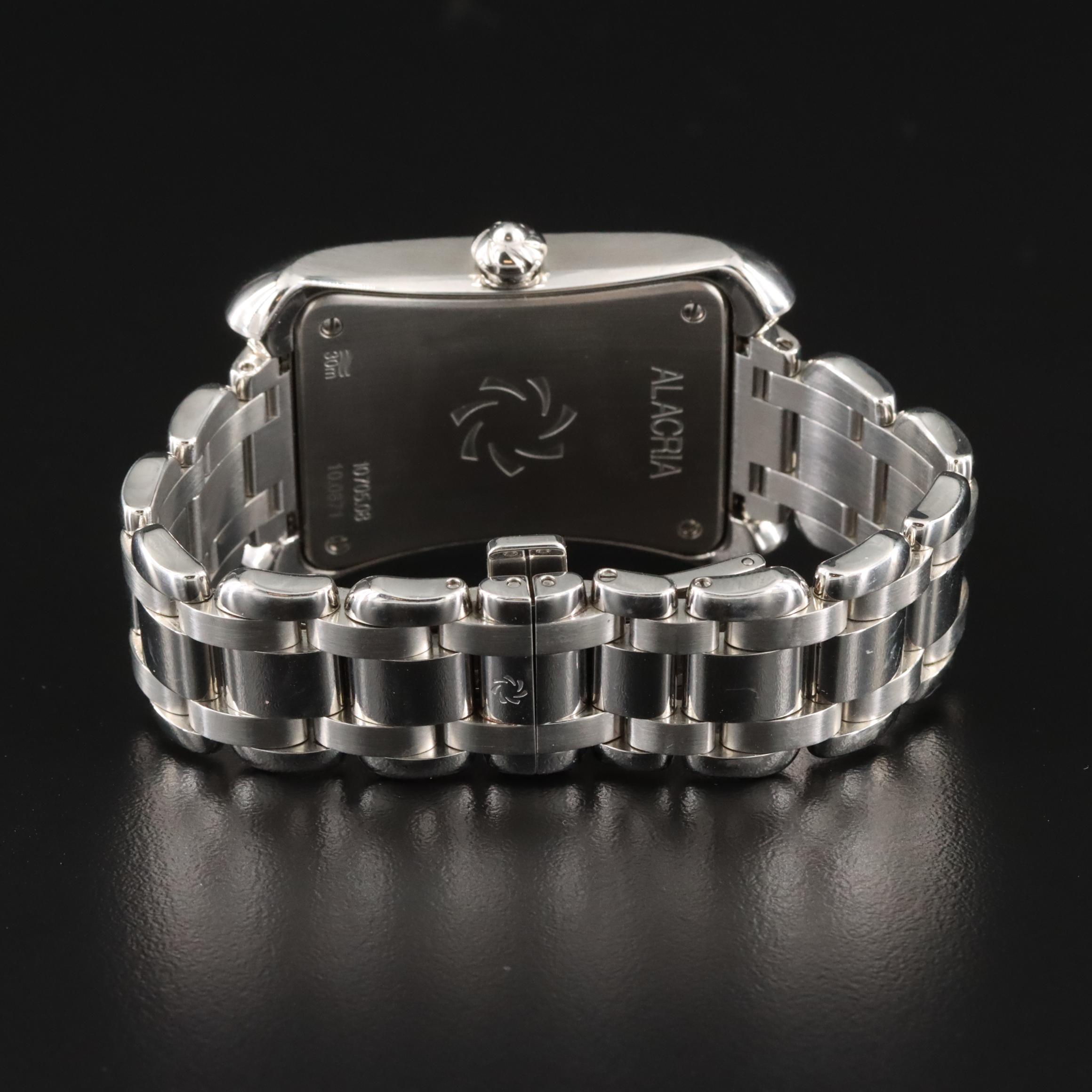 Carl F. Bucherer Alacria Stainless Steel Diamond Watch
