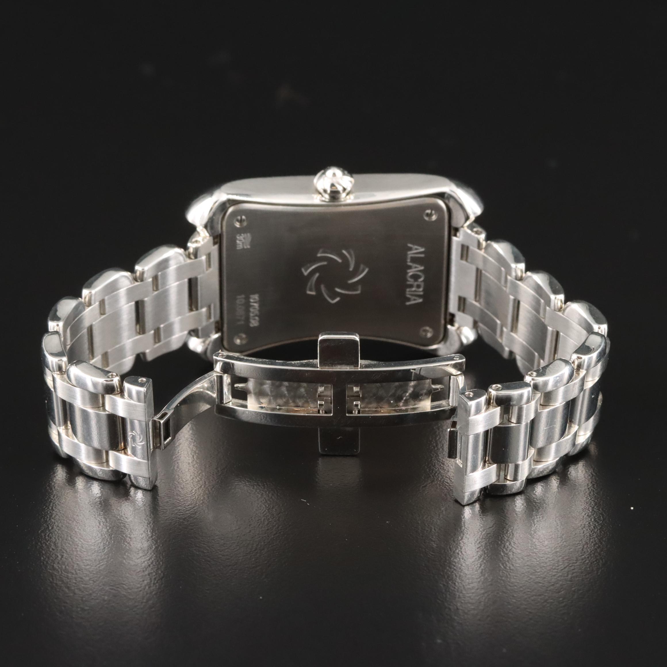 Carl F. Bucherer Alacria Stainless Steel Diamond Watch