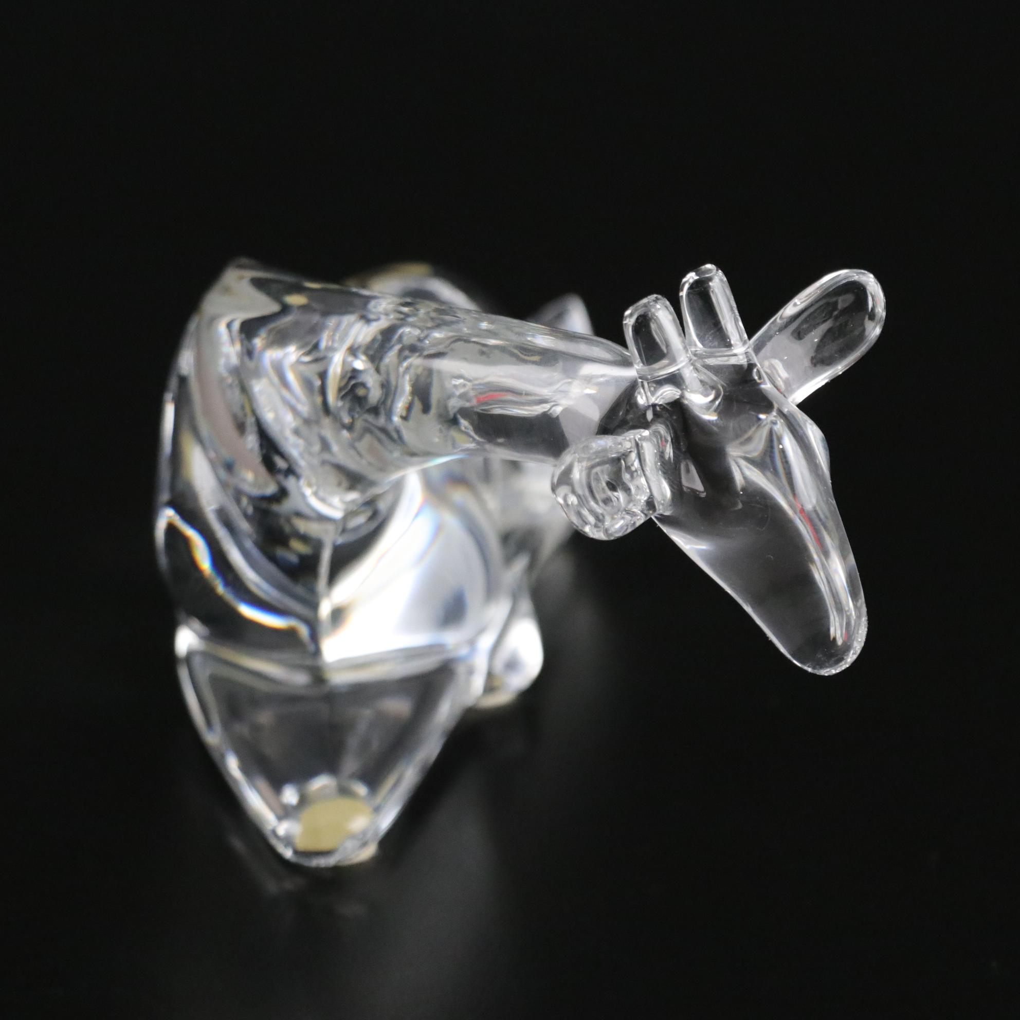 Baccarat Crystal Giraffe Figurine