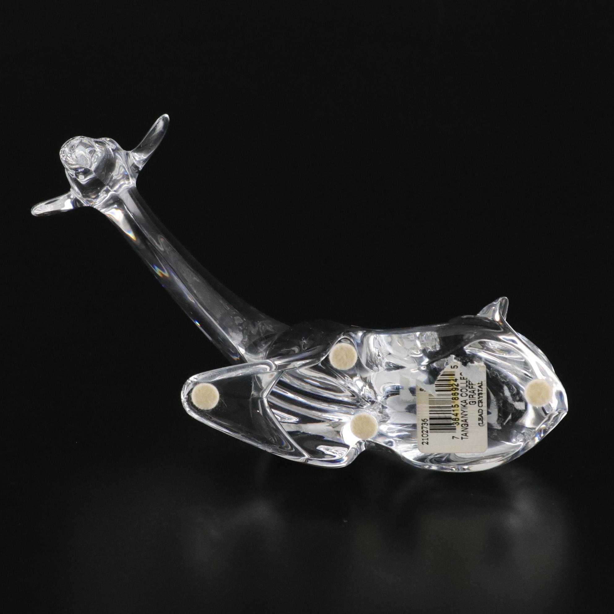 Baccarat Crystal Giraffe Figurine