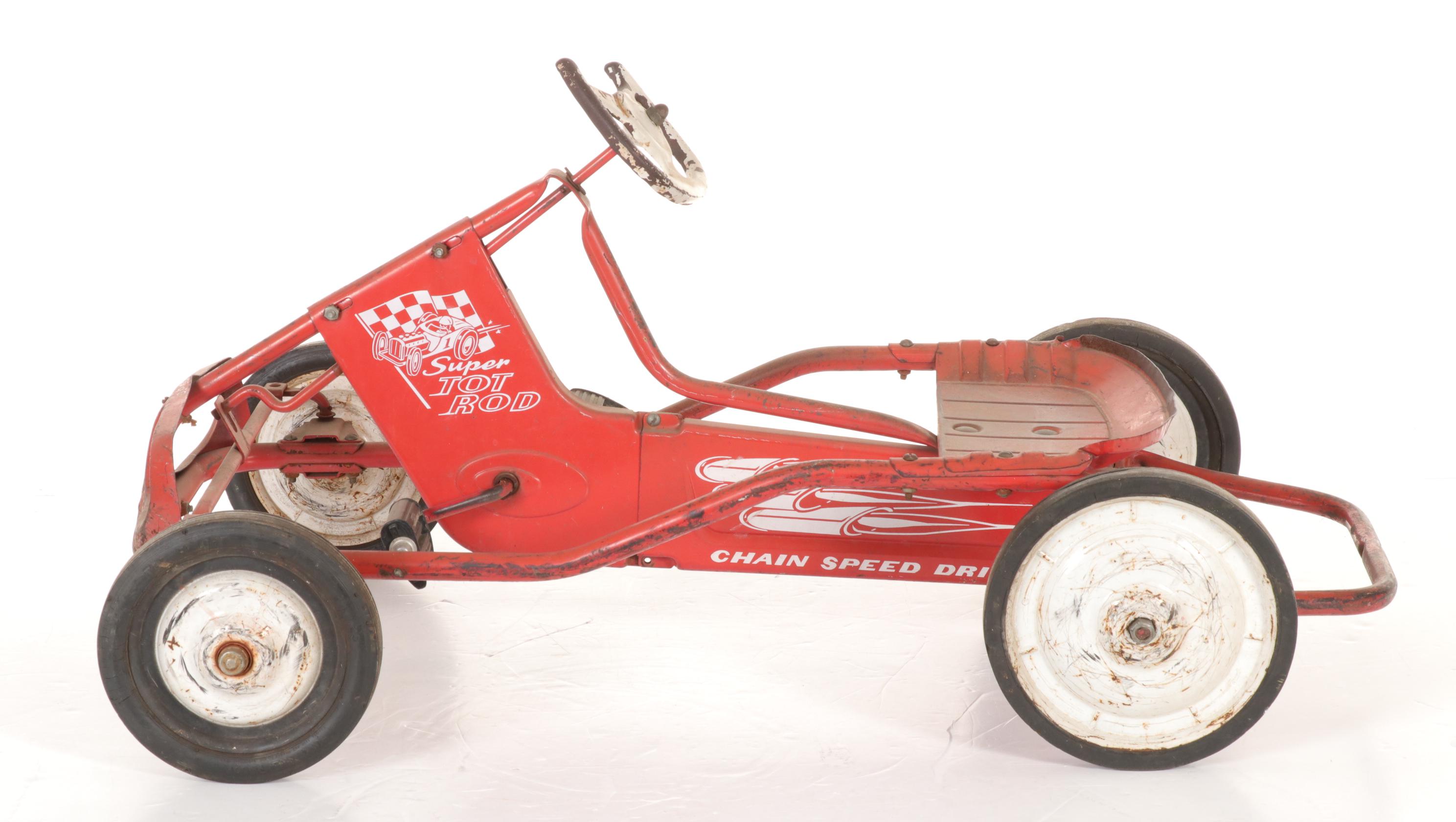 Murray "Super Tot Rod" Chain Drive Toy Car, Mid 20th Century