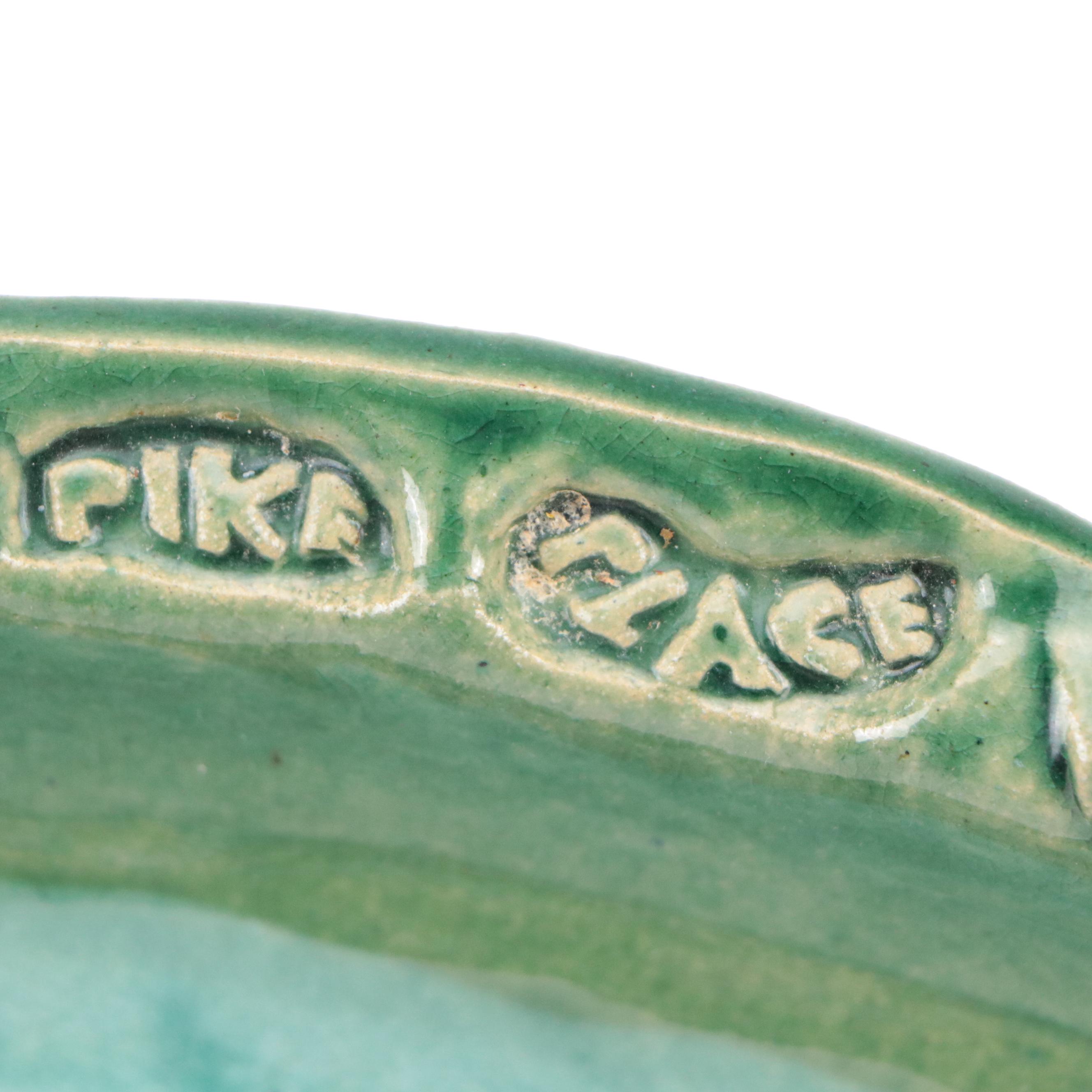 Ceramic Crab Shell Bowls with Art Pottery Fish Platter