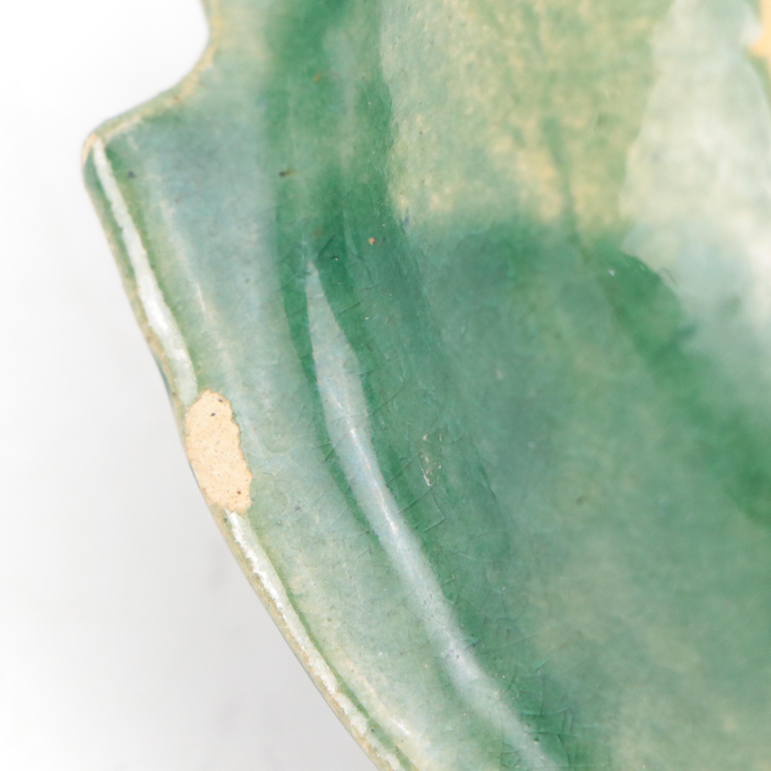 Ceramic Crab Shell Bowls with Art Pottery Fish Platter