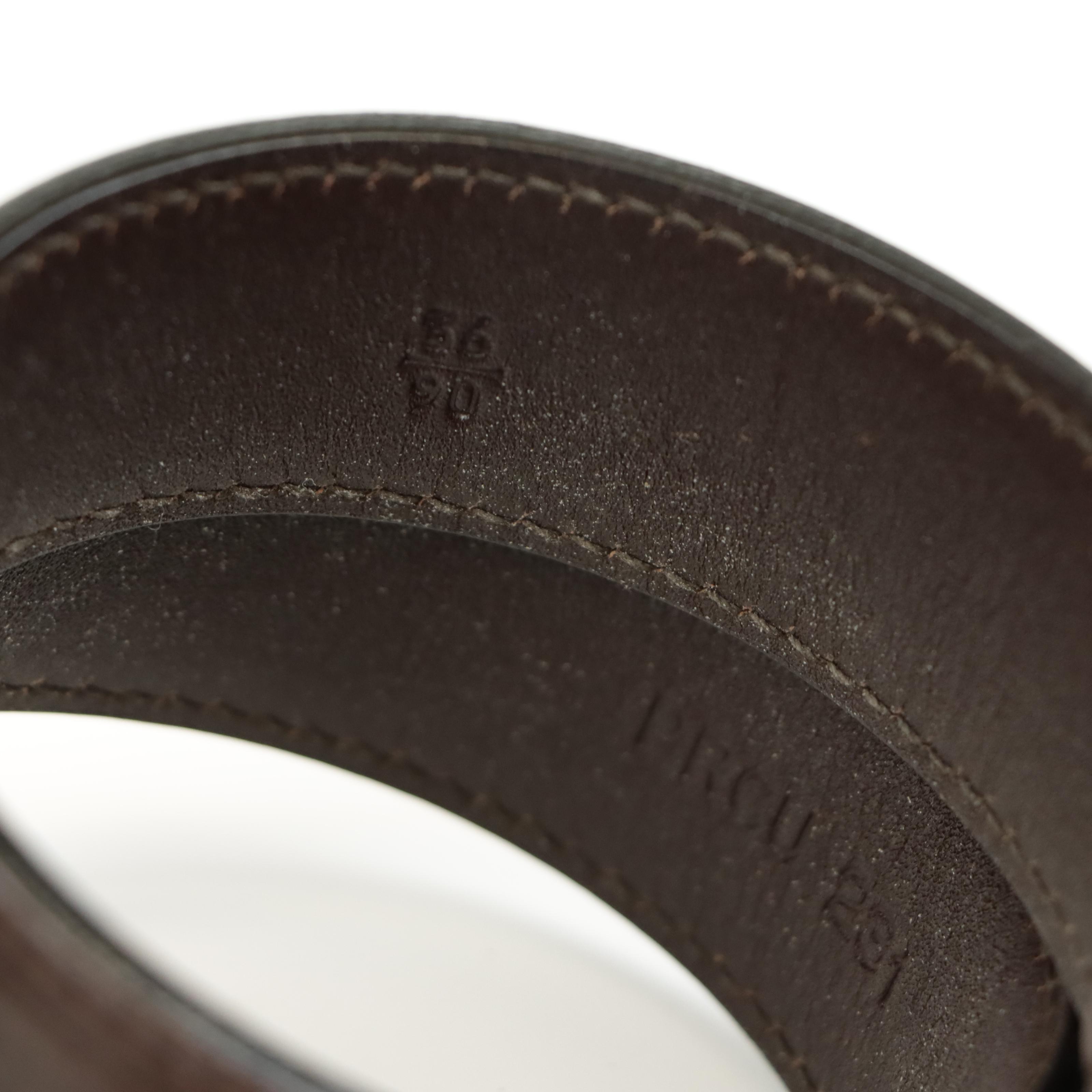 Men's Prada Brown Leather Belt