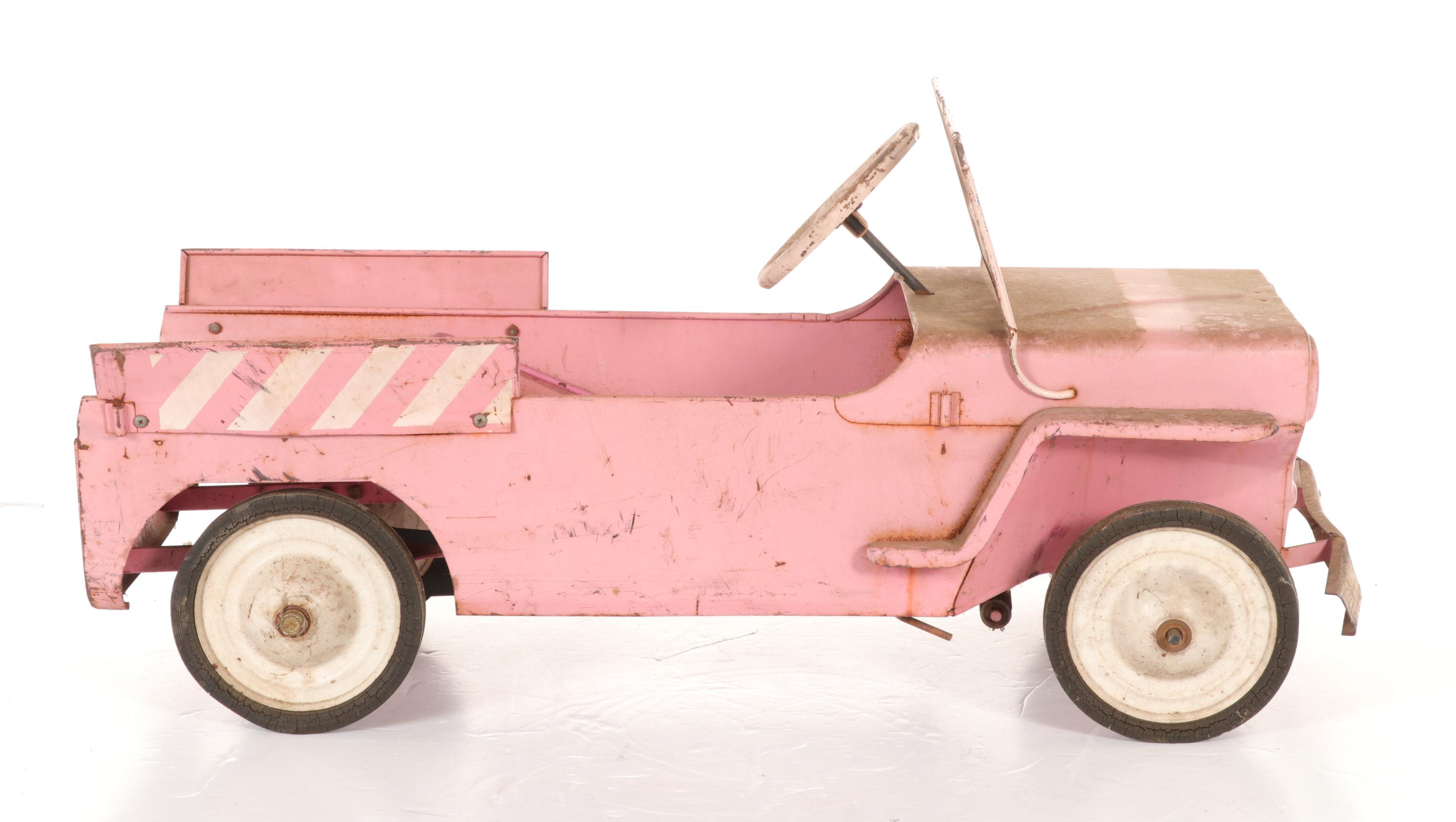 Hamilton "Princess" Jeep with Canopy Pedal Car