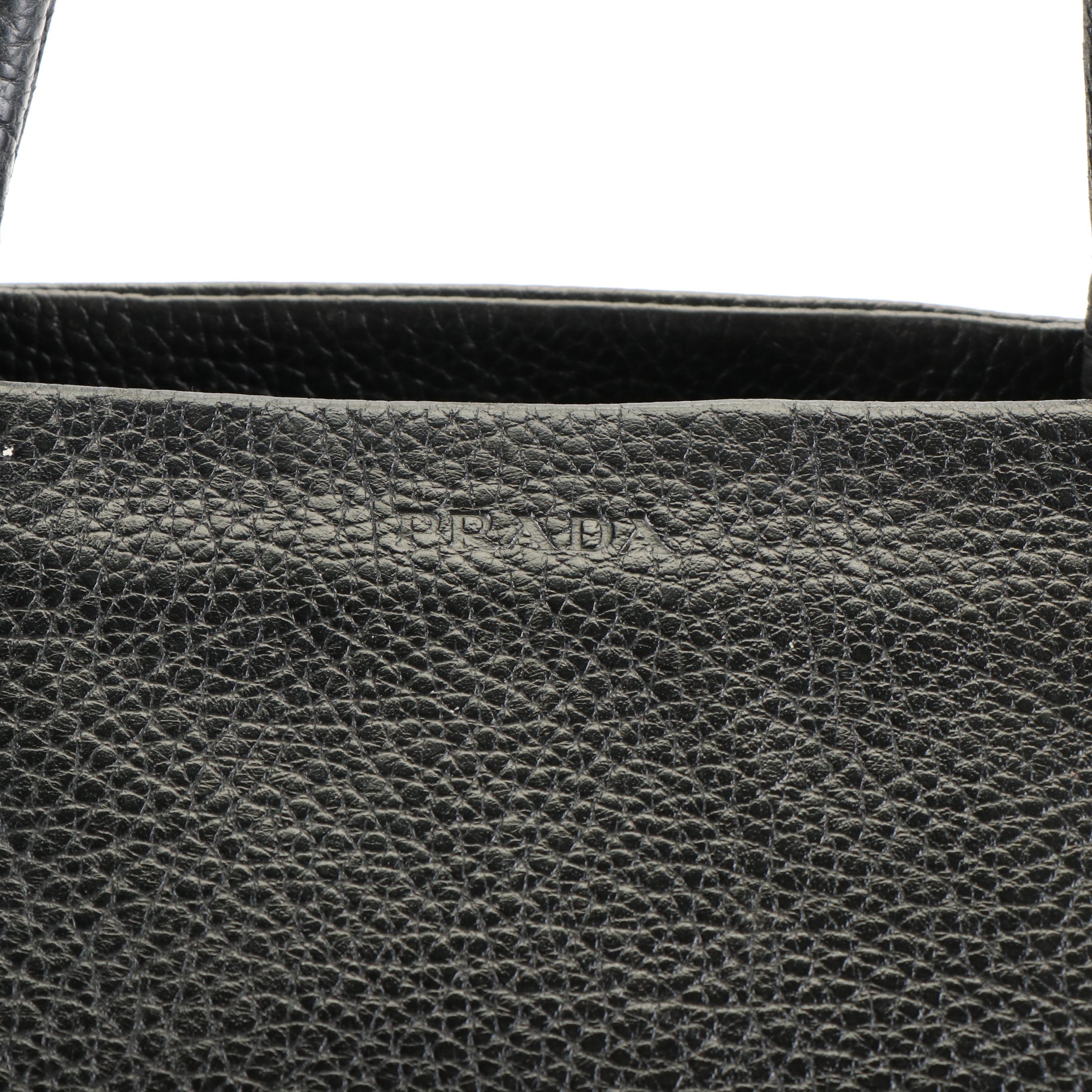 Prada Shoulder Bag in Vitello Daino Leather