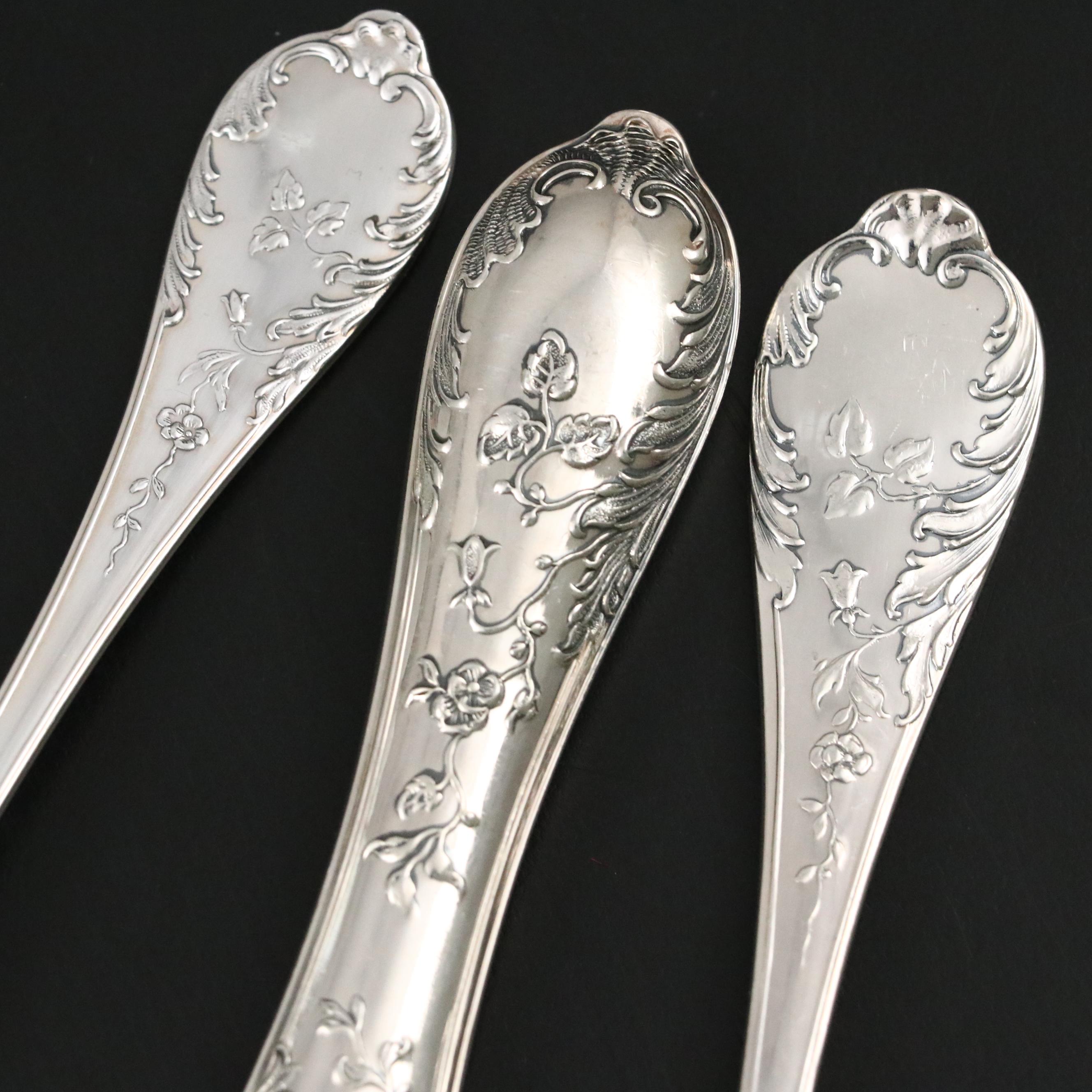 Fabergé "Grand Duchess" and "Imperial Court" Sterling Silver Flatware Set