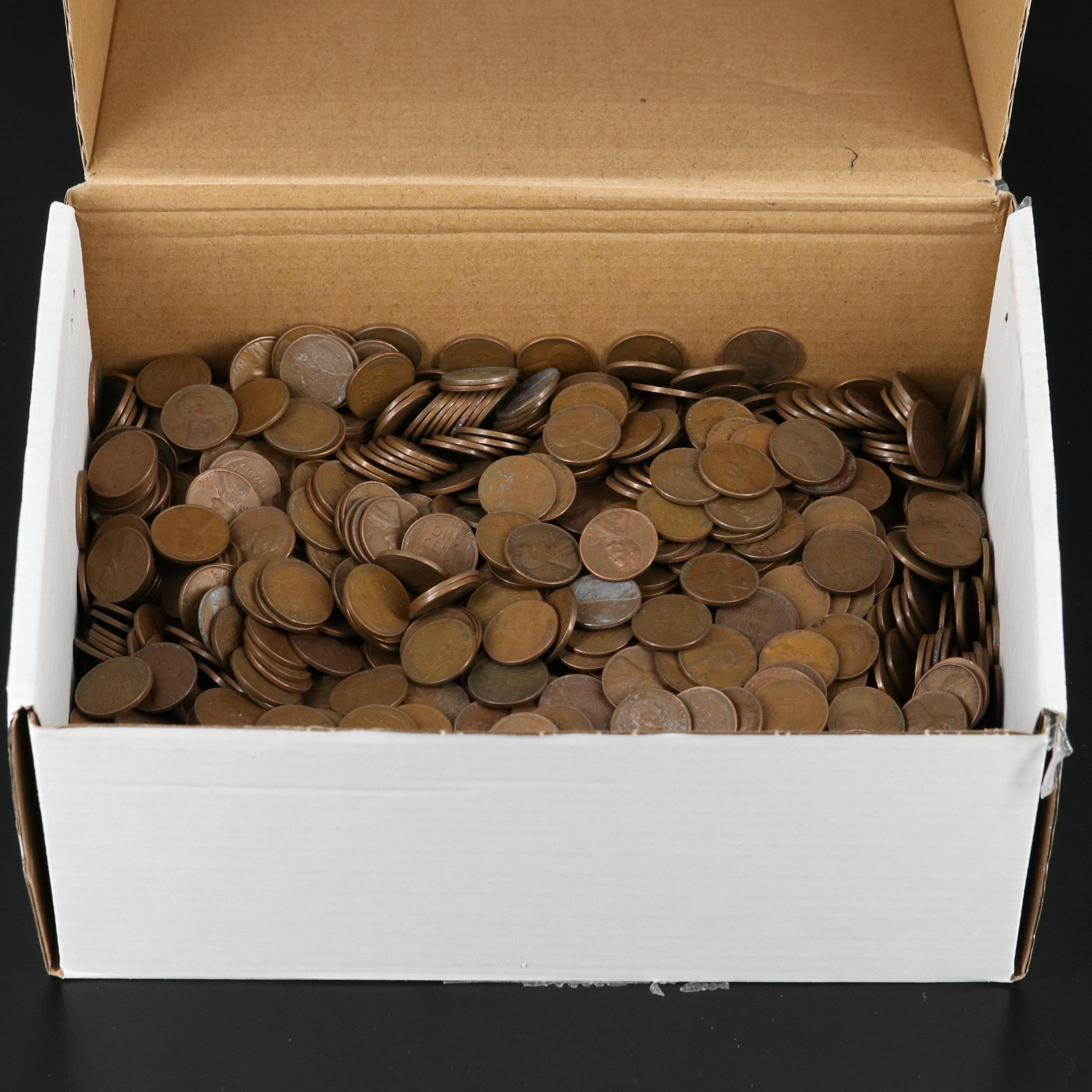 Collection of 1700 Lincoln Wheat Cents