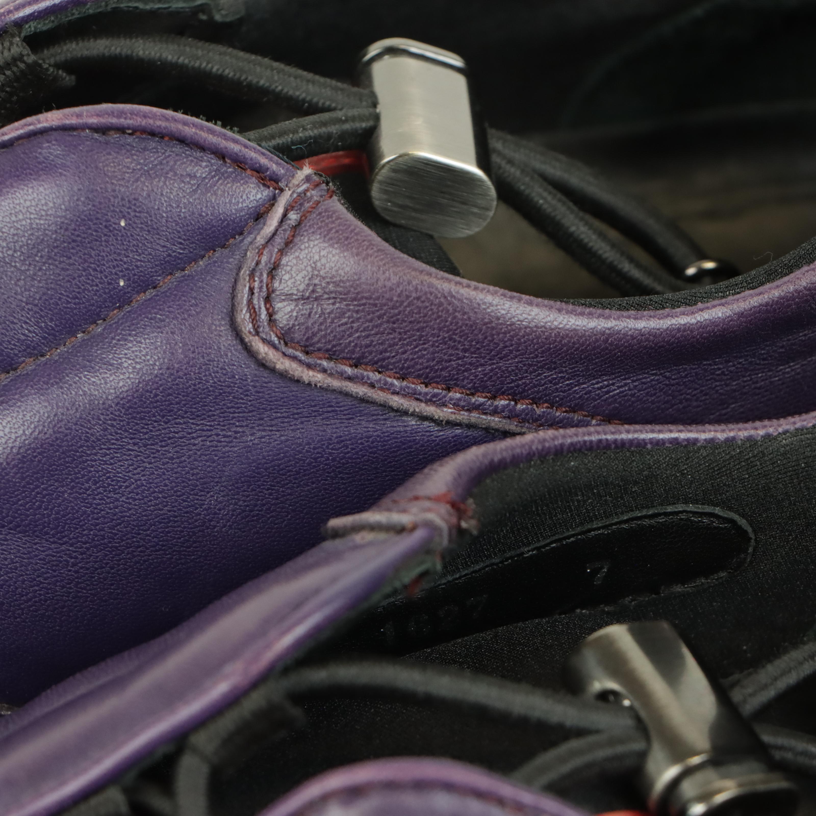 Prada Sport Purple Leather Active Shoes
