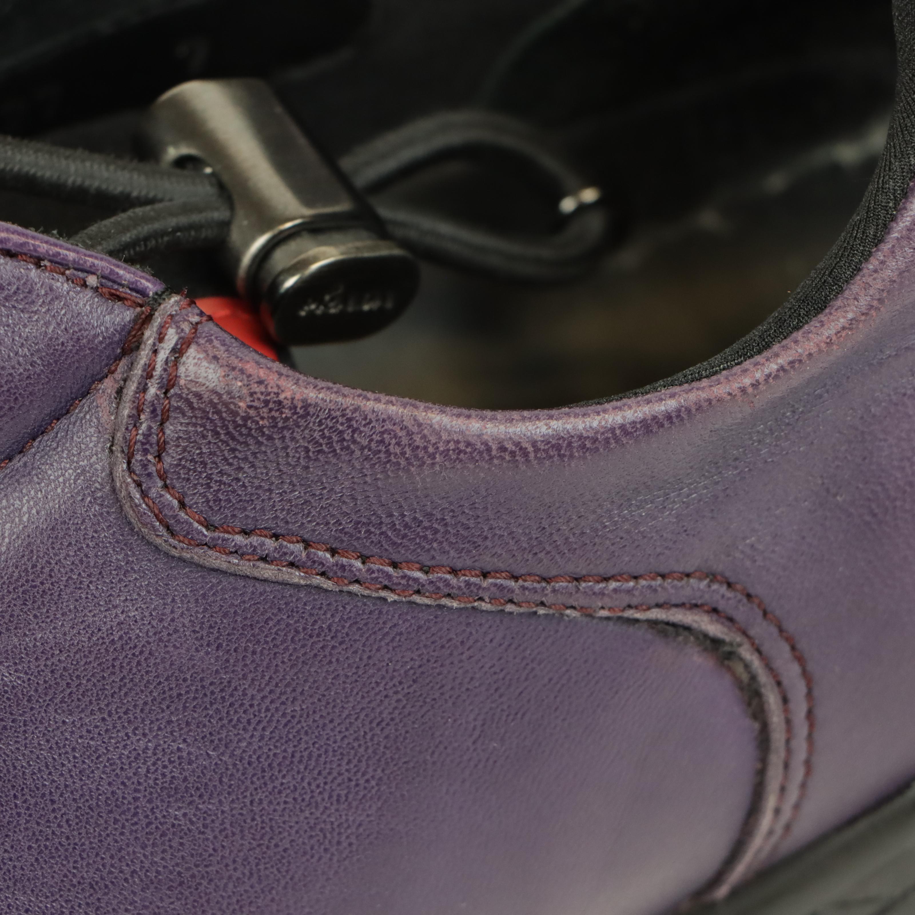 Prada Sport Purple Leather Active Shoes