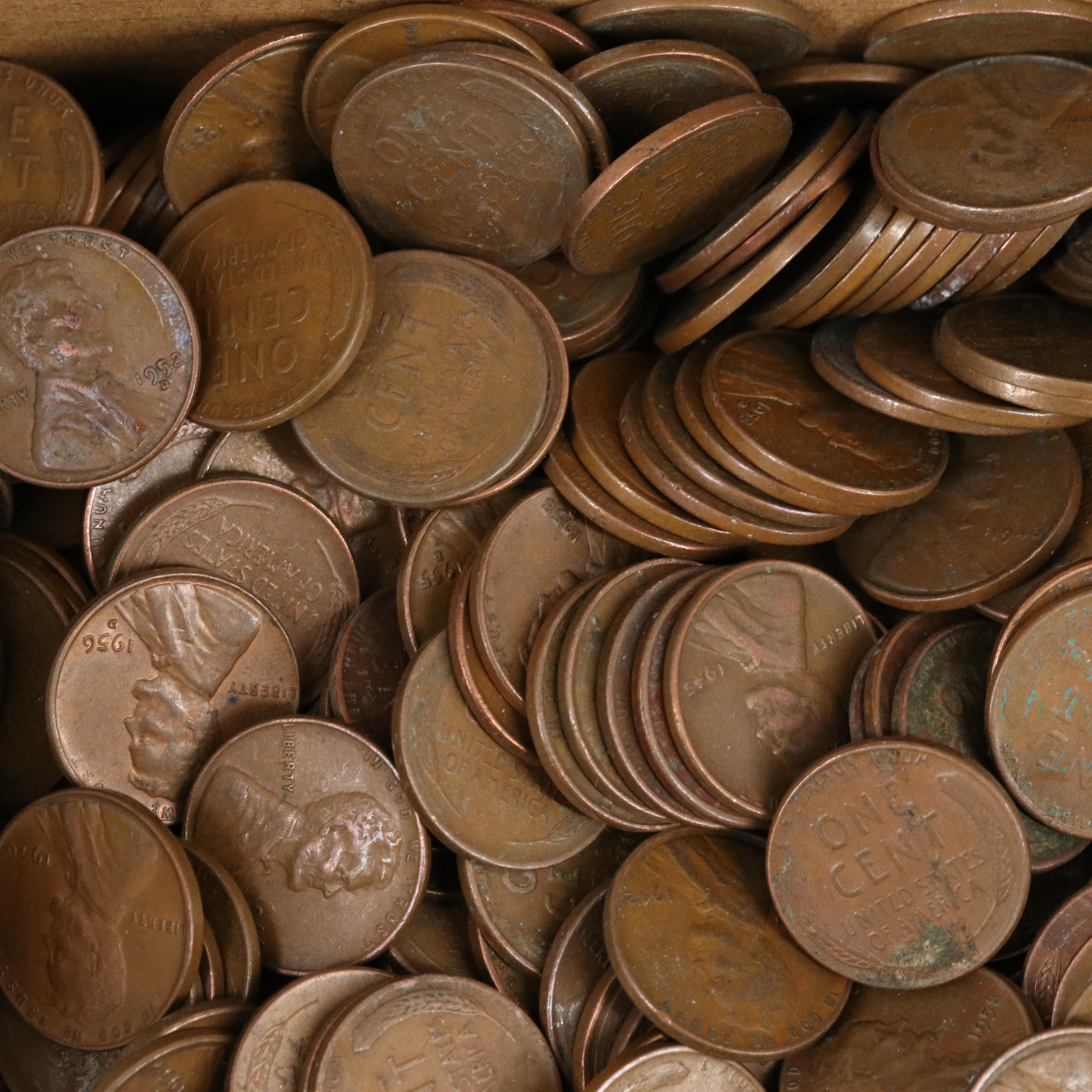 Collection of 1700 Lincoln Wheat Cents