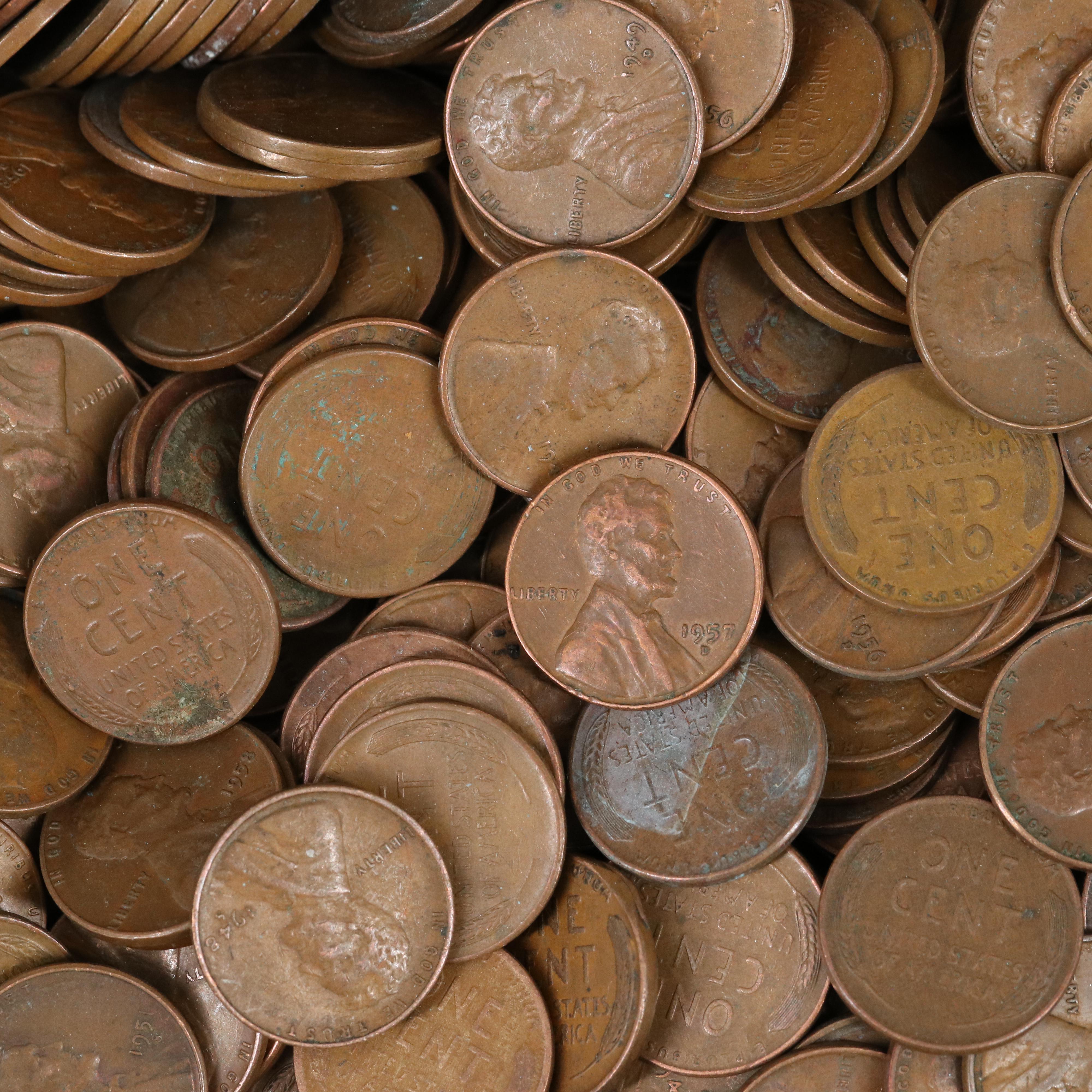 Collection of 1700 Lincoln Wheat Cents