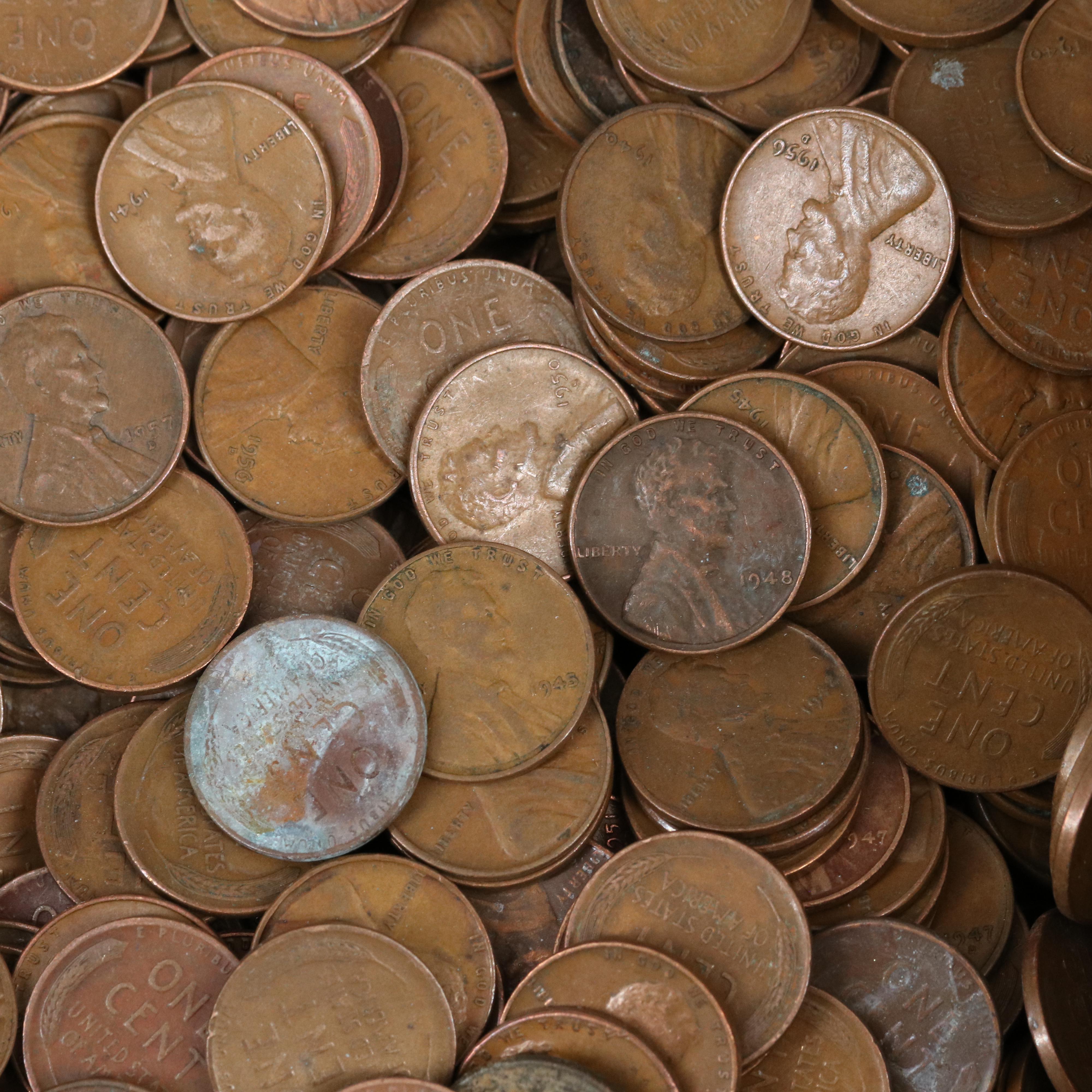 Collection of 1700 Lincoln Wheat Cents