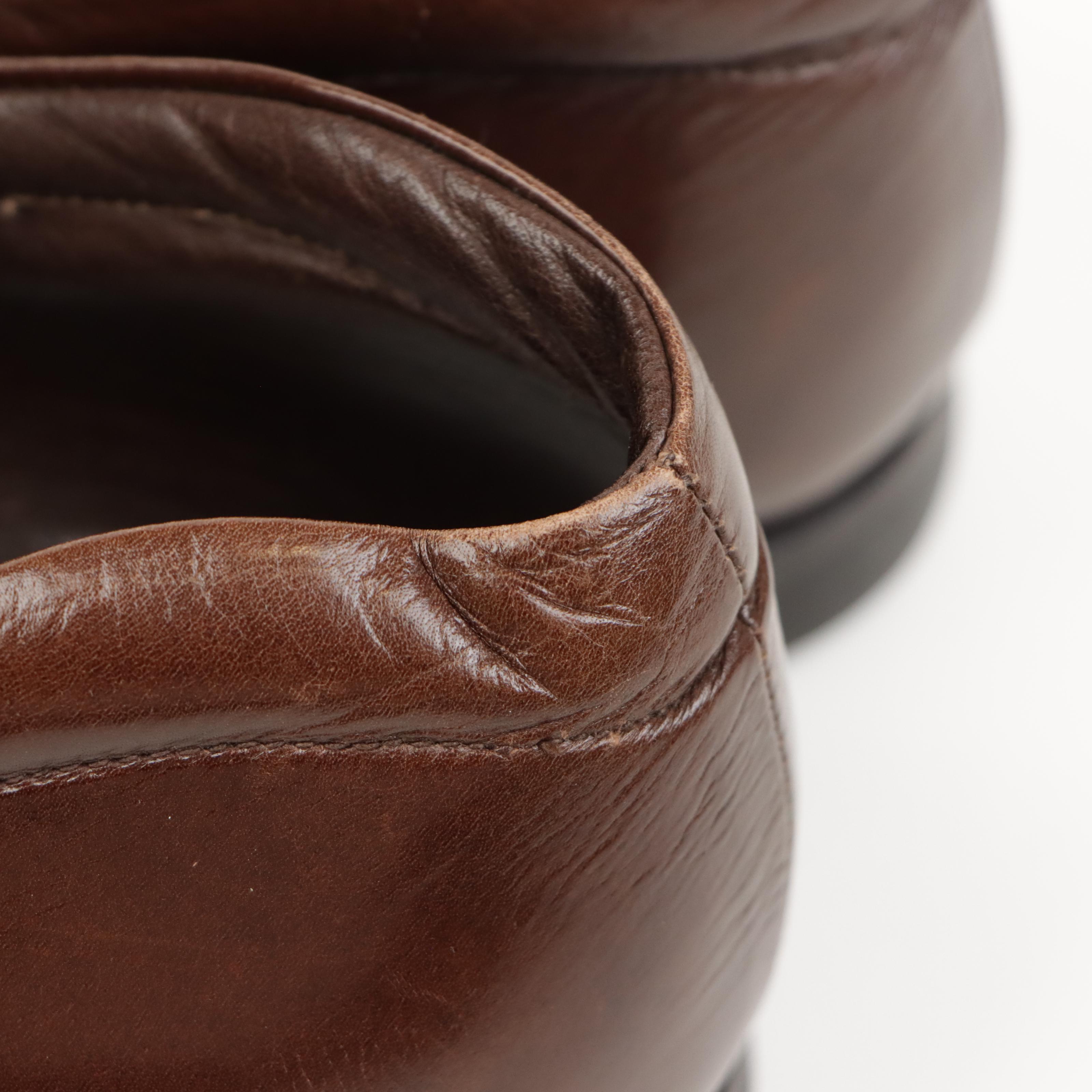 Men's Prada Brown Leather Loafers