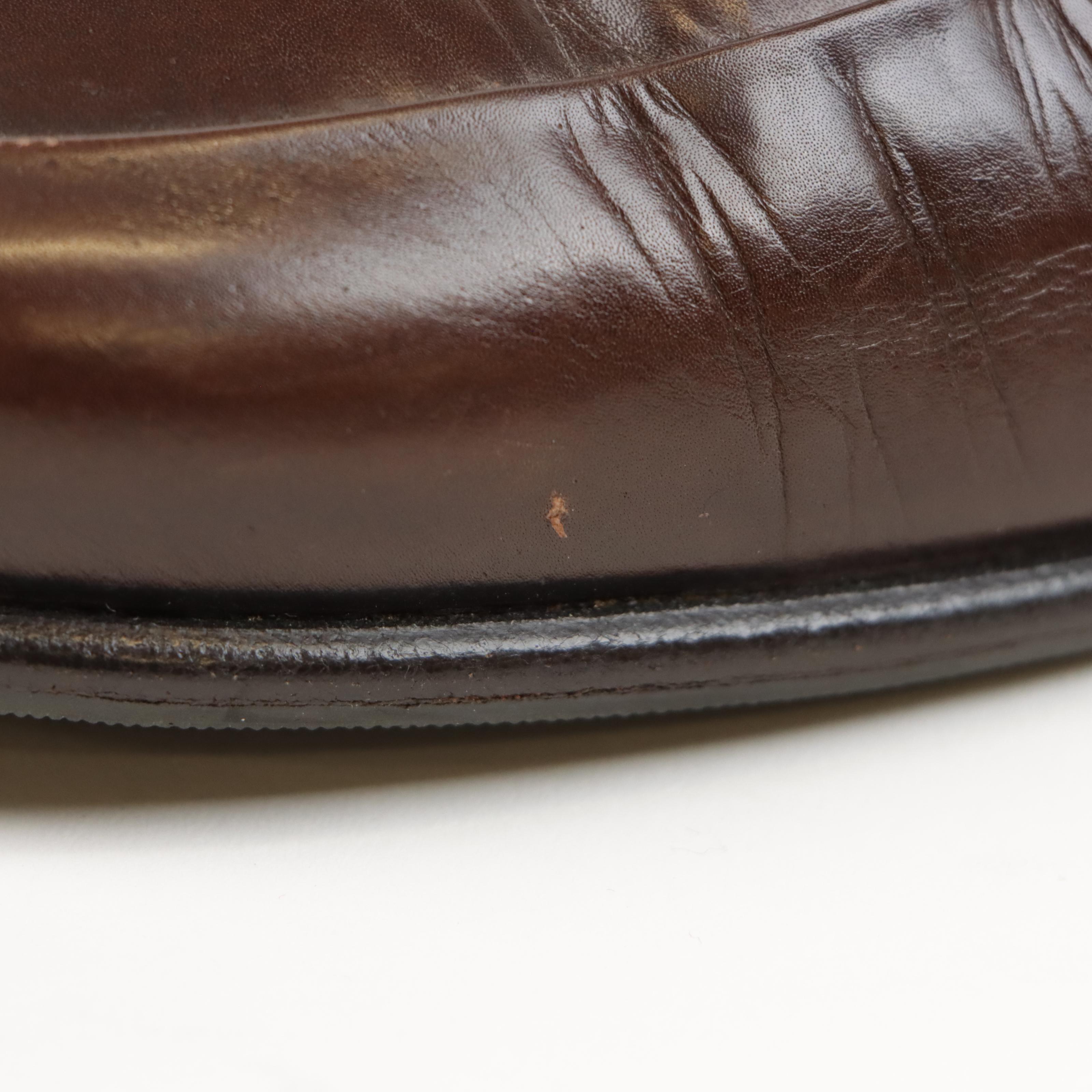 Men's Prada Brown Leather Loafers