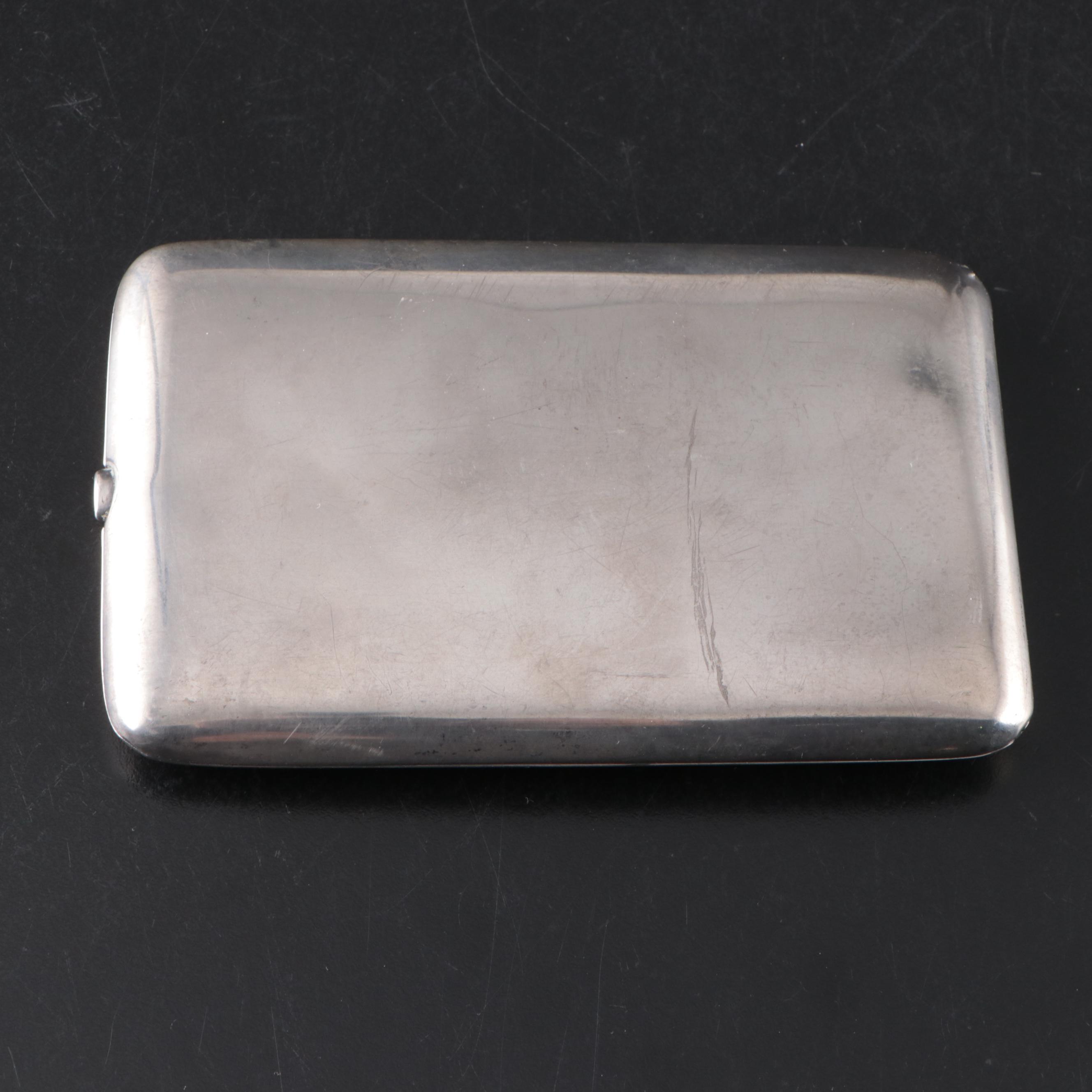 Webster Co. Sterling Silver Cigarette Case