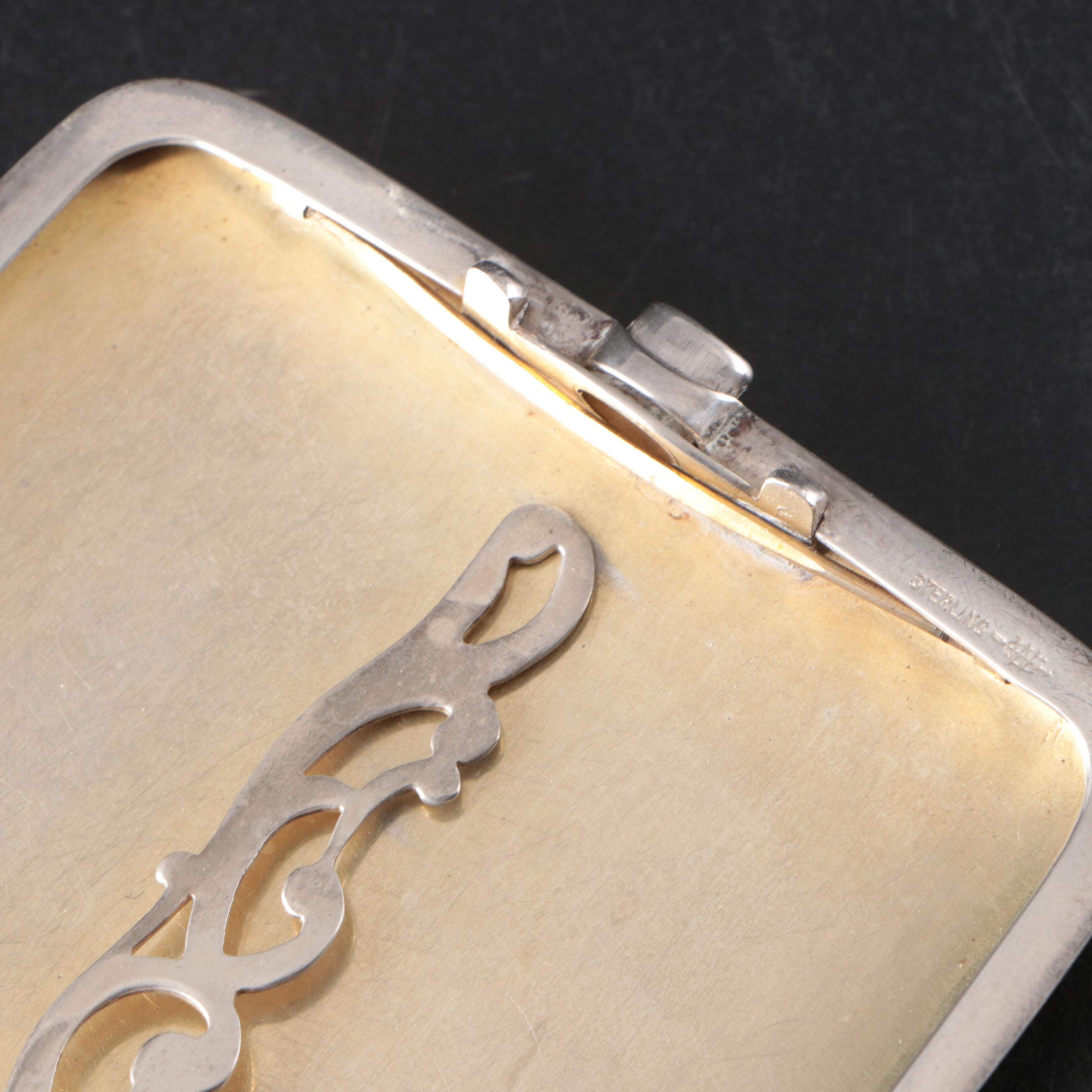 Webster Co. Sterling Silver Cigarette Case