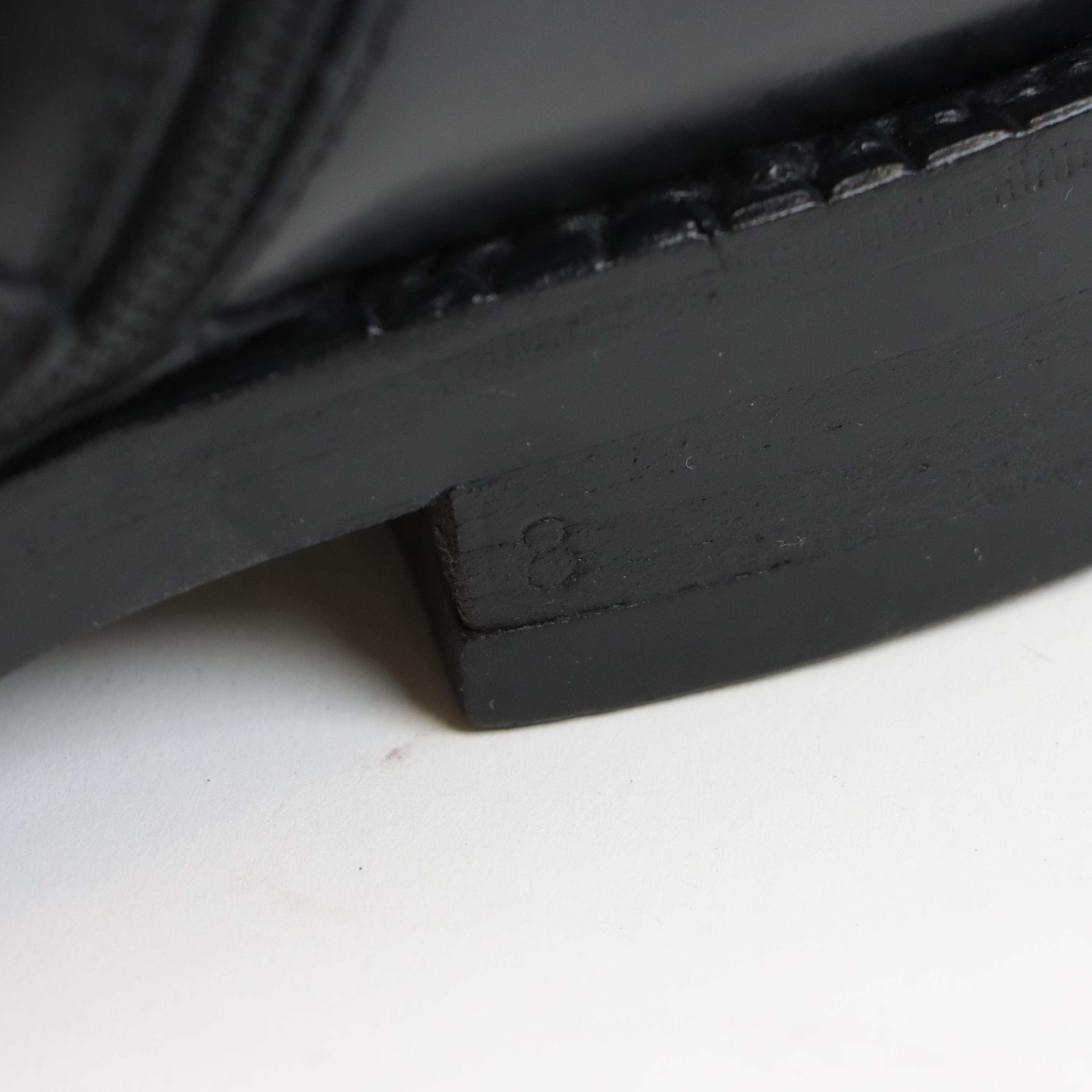 Men's Prada Mid-Calf Black Leather Boots