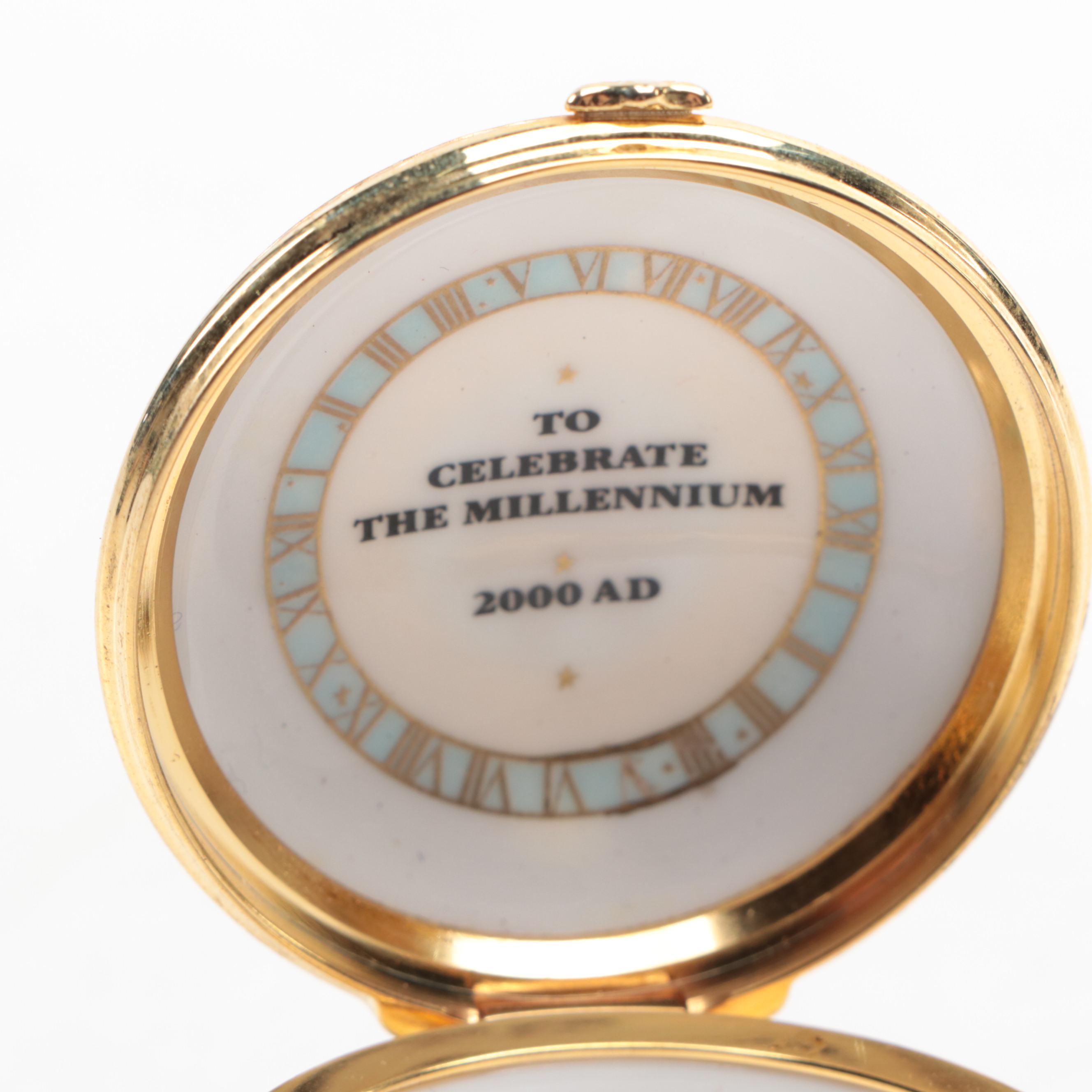 Royal Doulton "Micawber" Porcelain Figure and Other Porcelain Commemorative Box