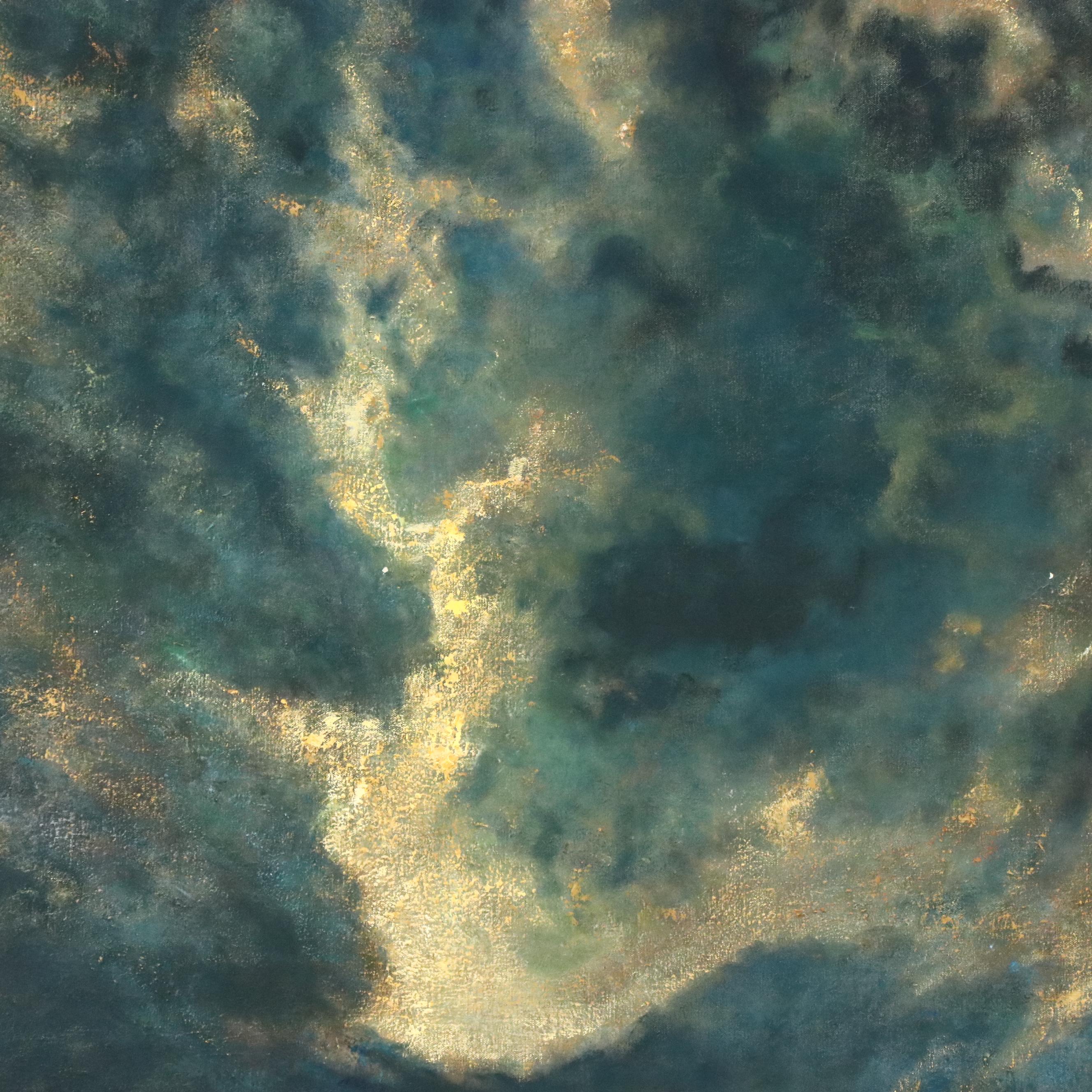 David Melby Large-Scale Abstracted Landscape Oil Painting