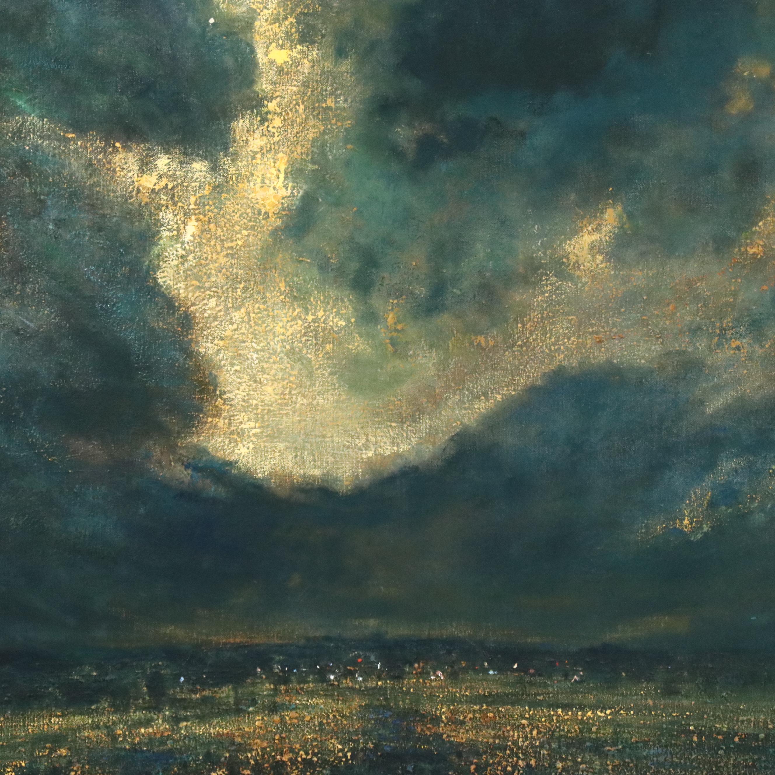 David Melby Large-Scale Abstracted Landscape Oil Painting