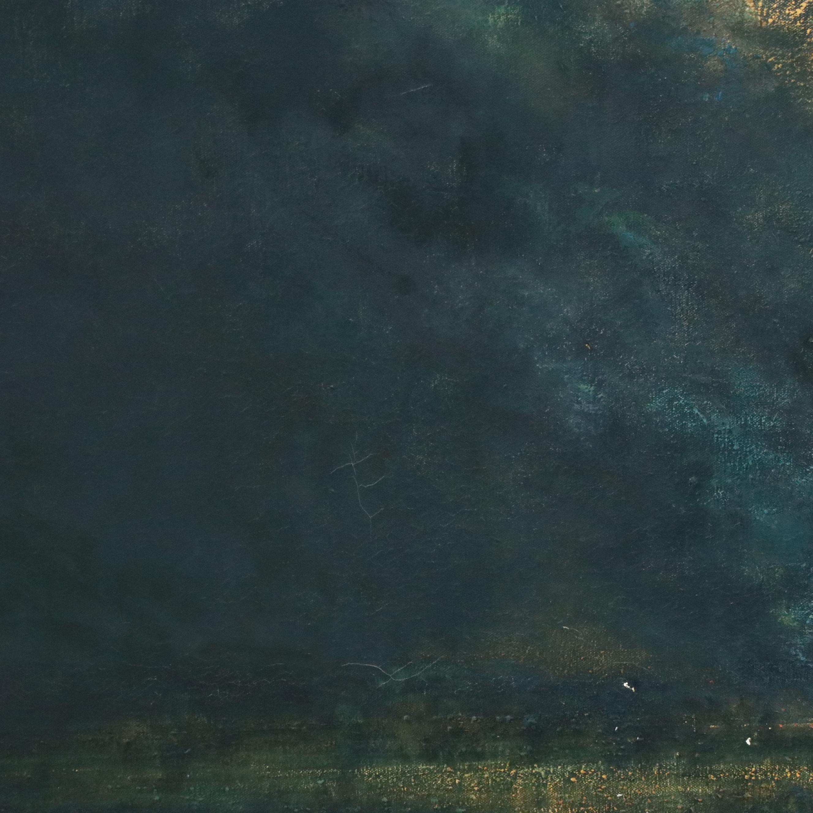 David Melby Large-Scale Abstracted Landscape Oil Painting