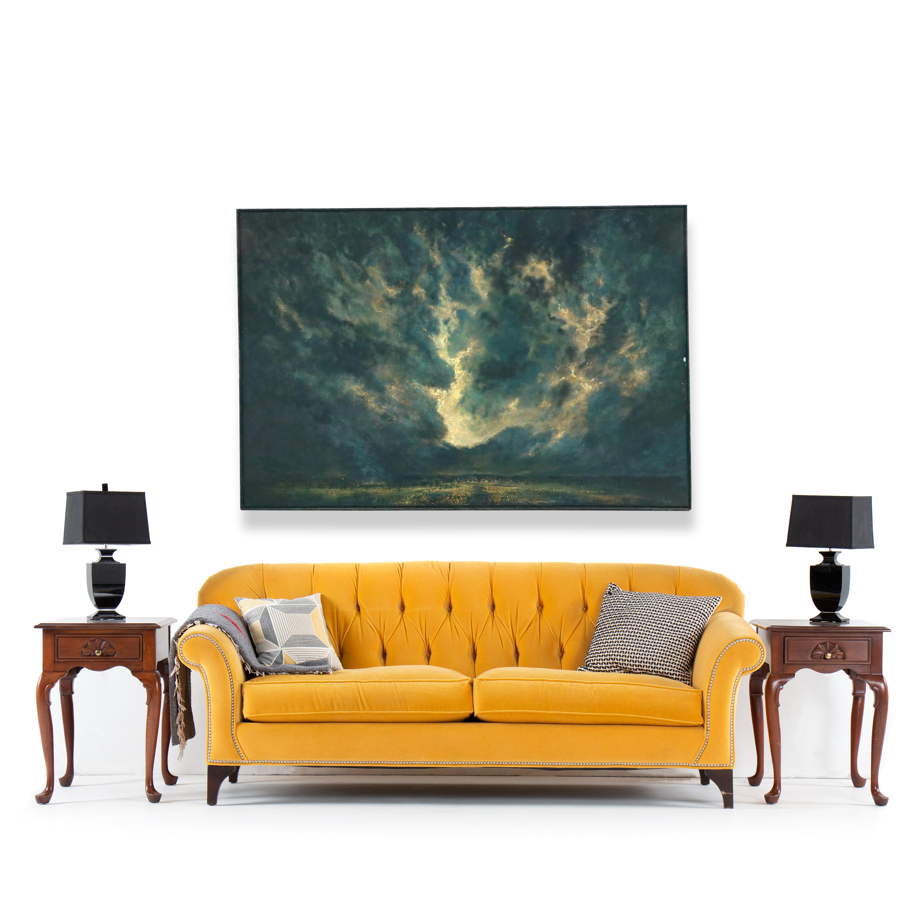 David Melby Large-Scale Abstracted Landscape Oil Painting