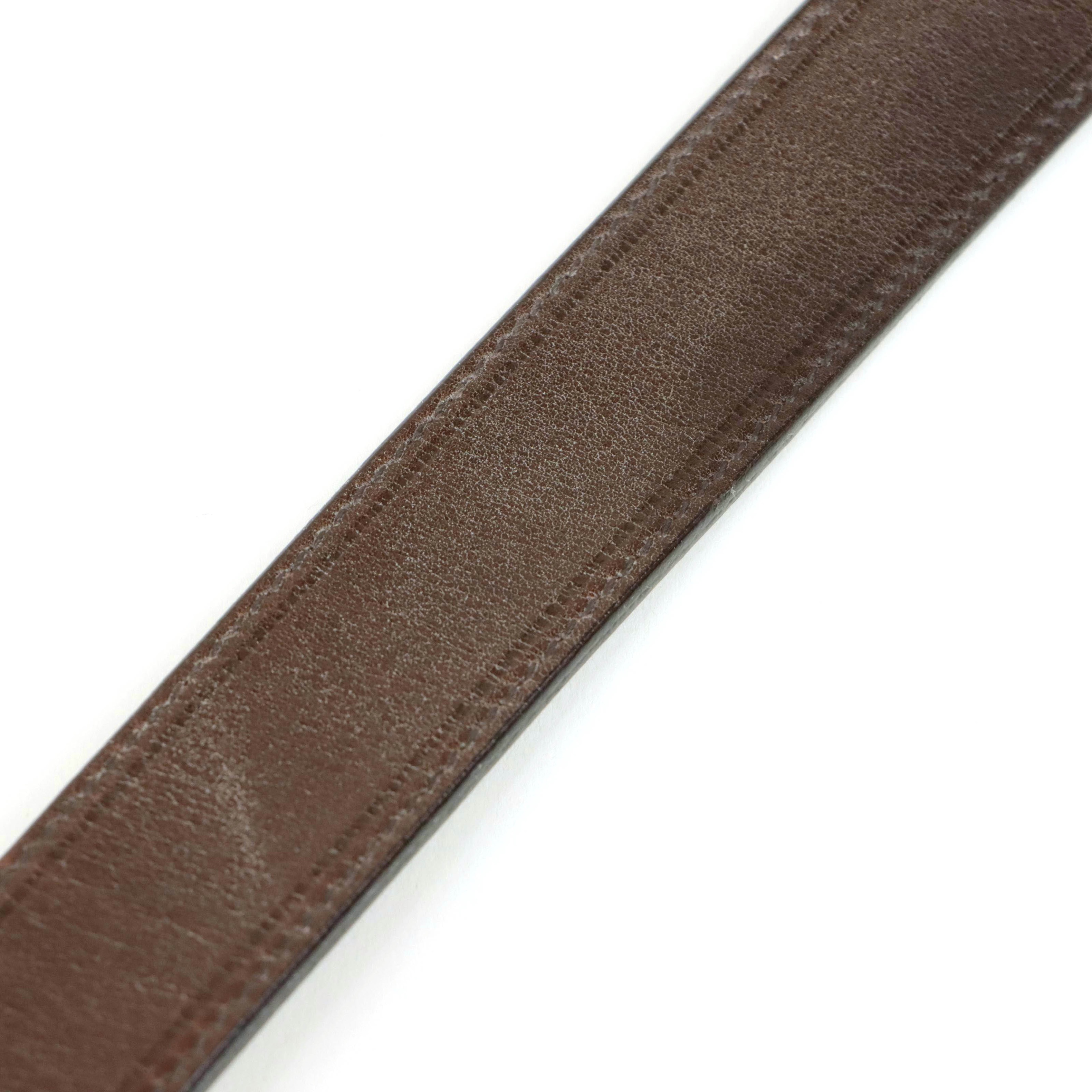 Men's Prada Brown Leather Belt
