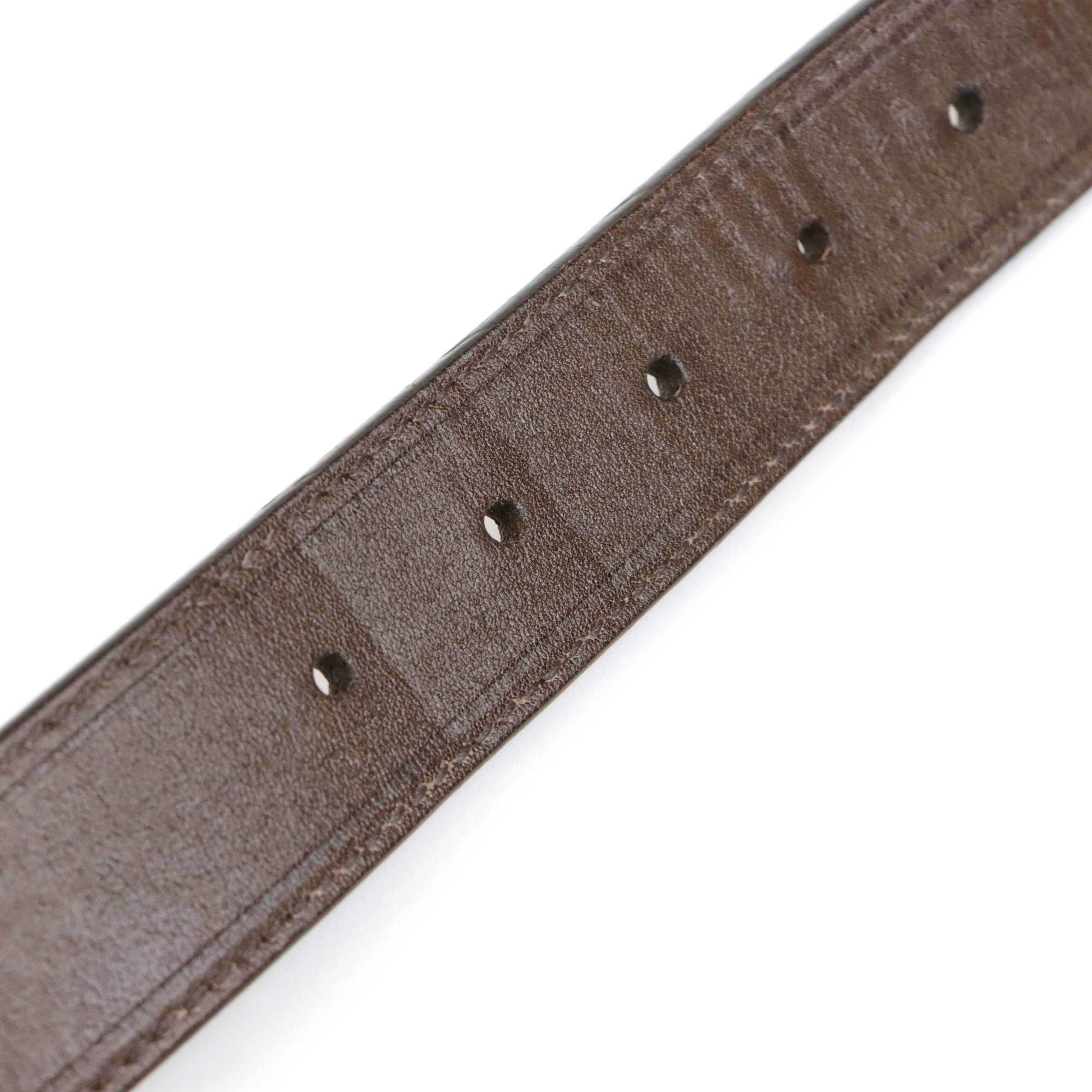 Men's Prada Brown Leather Belt