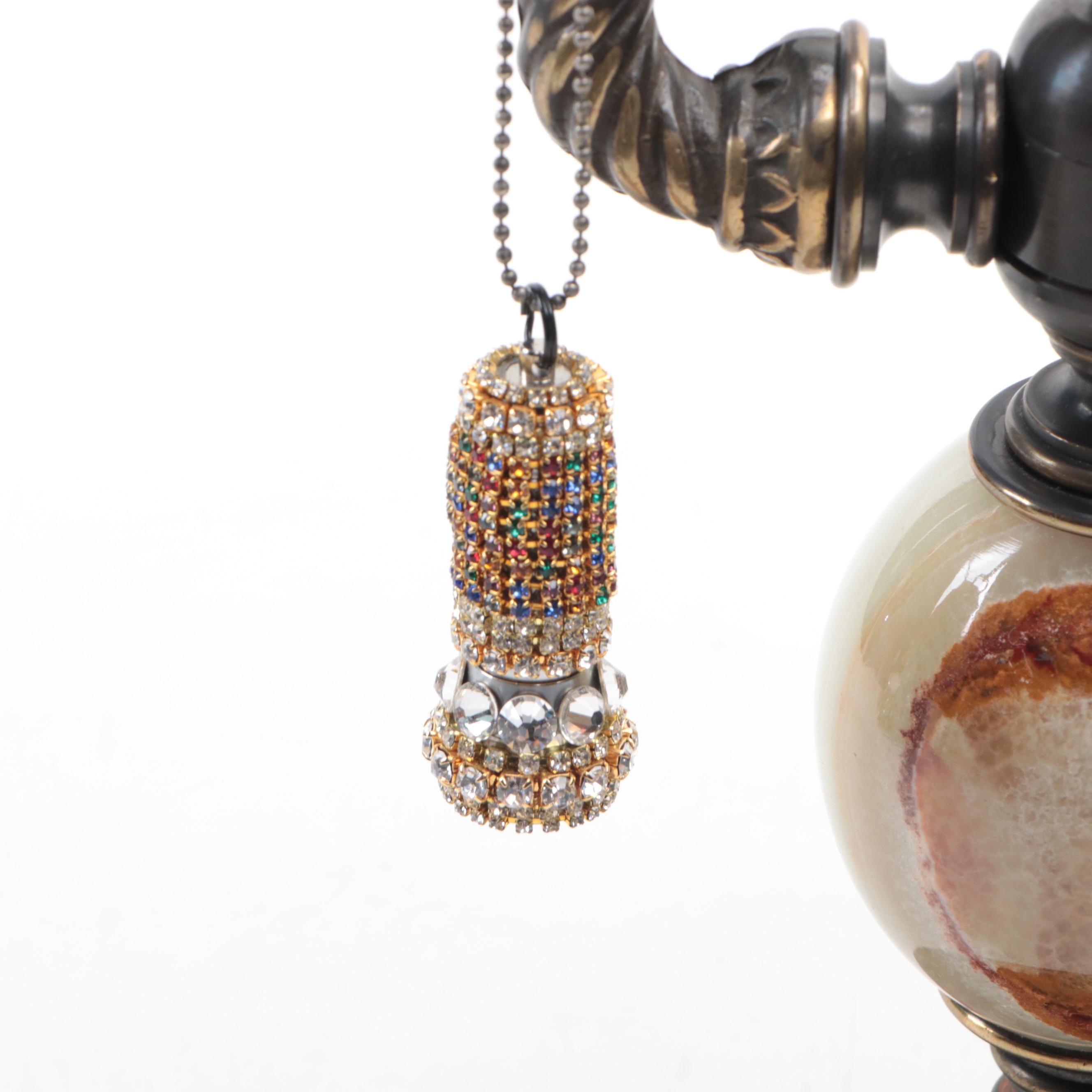 Massimo Strino "Sultana" Embellished Elephant Kaleidoscope Music Box, 2012