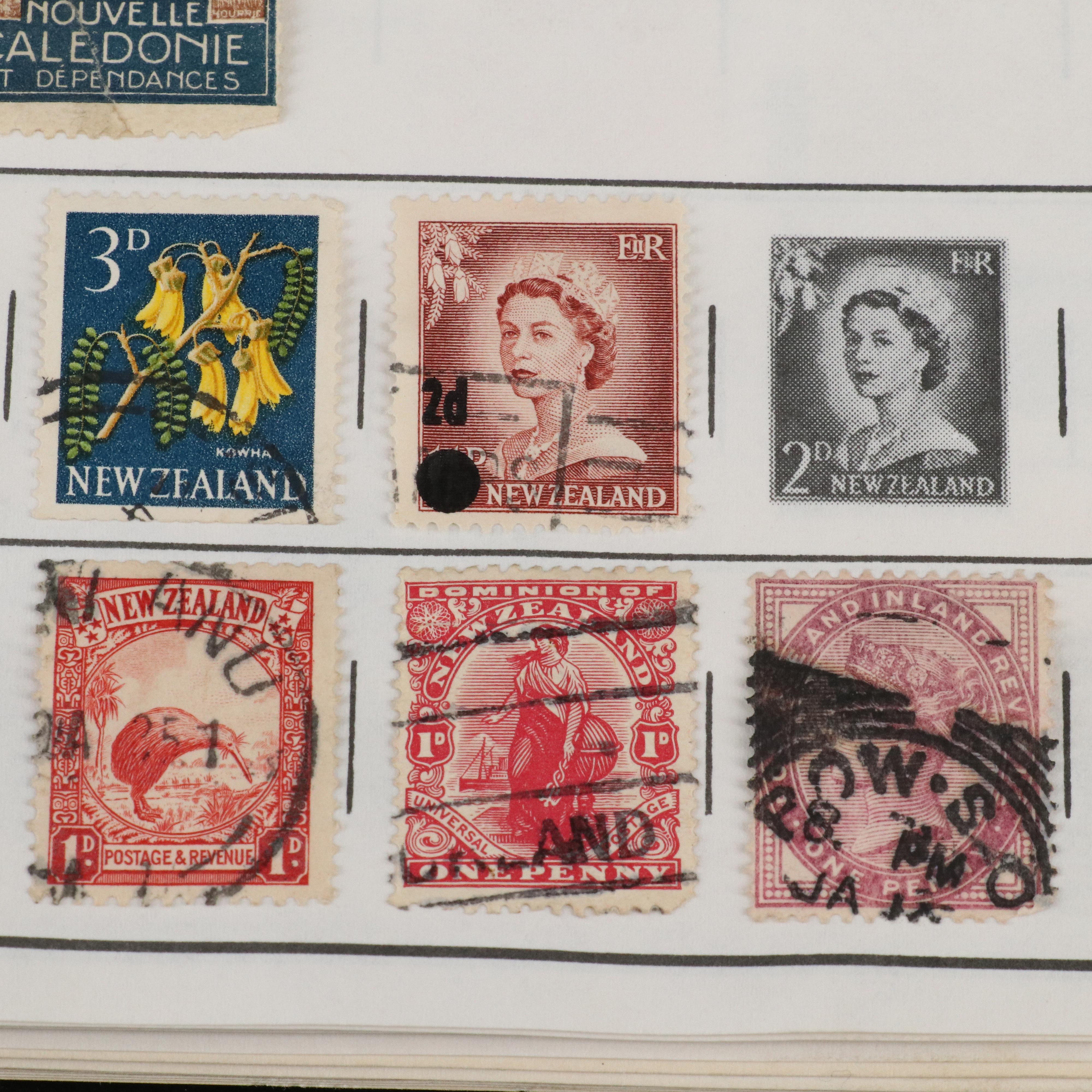 Three Albums of Vintage World Postage Stamps