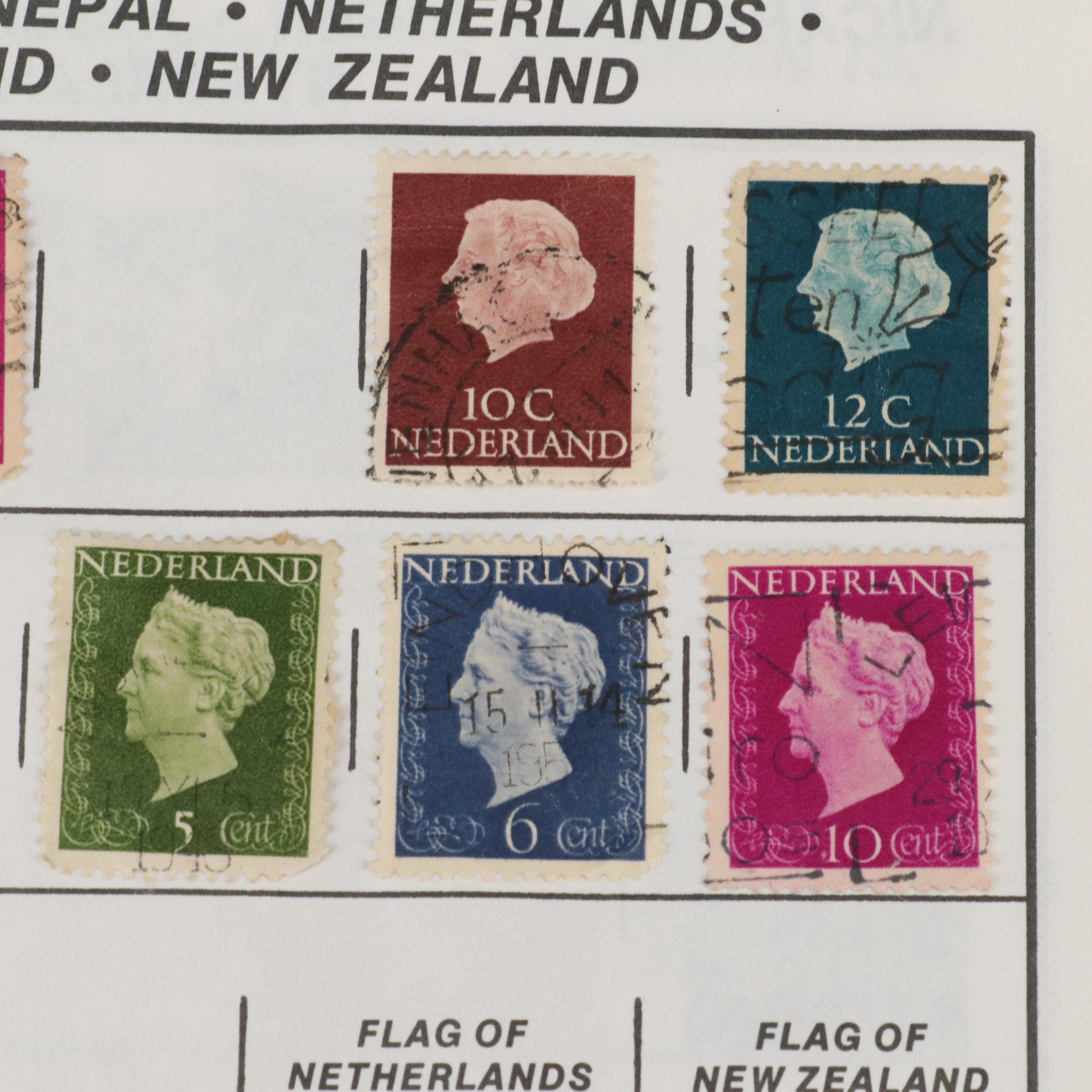 Three Albums of Vintage World Postage Stamps