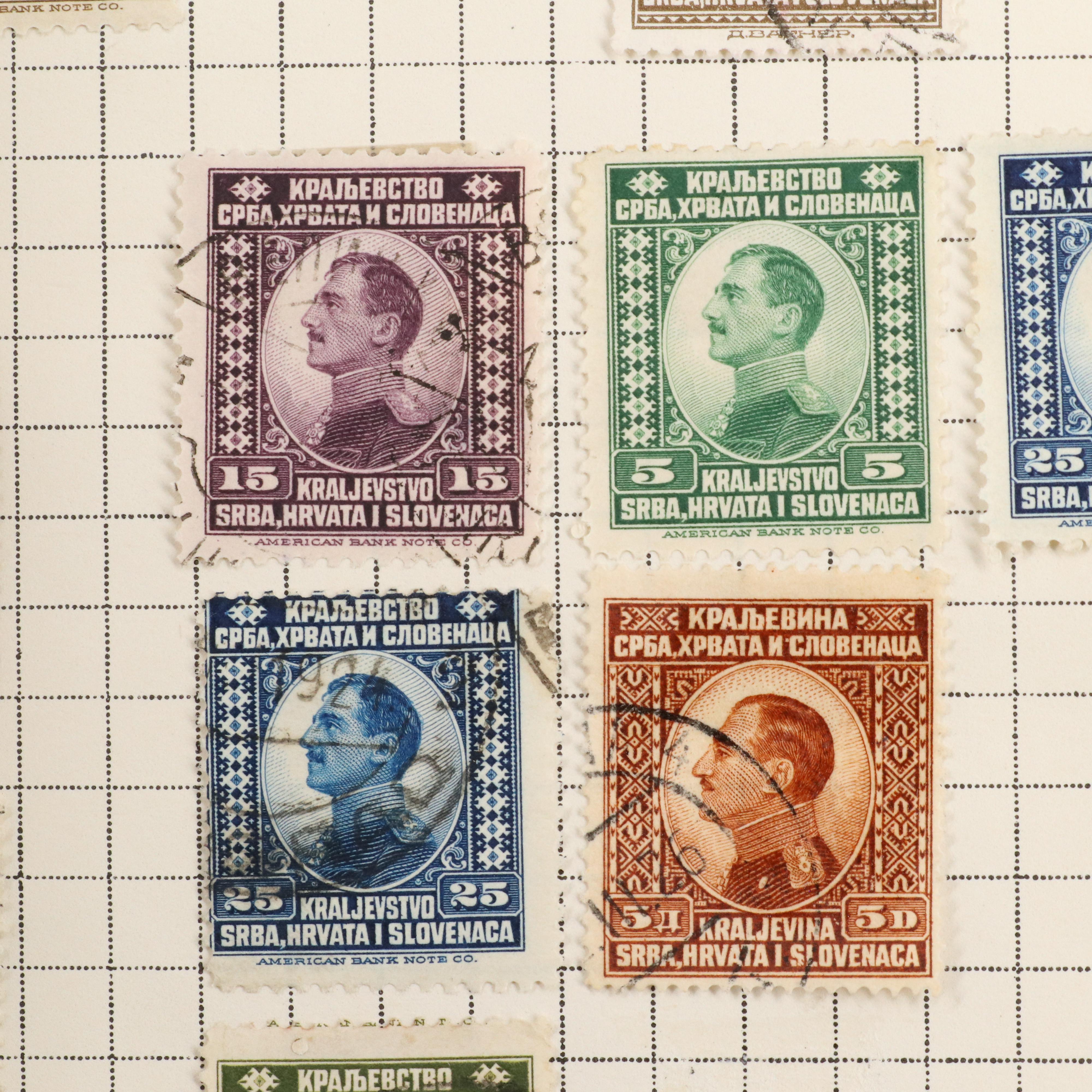 Three Albums of Vintage World Postage Stamps