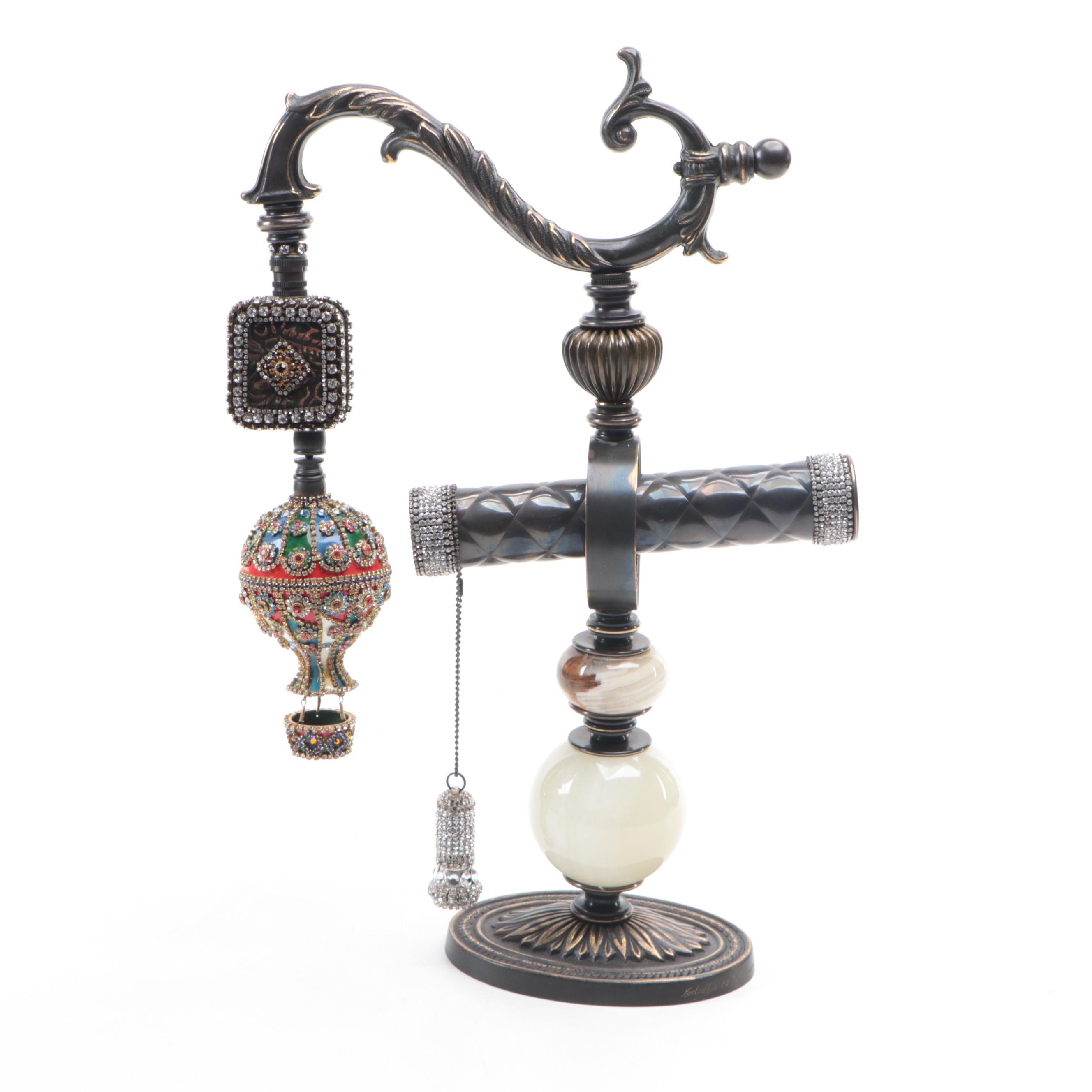 Massimo Strino "Mongolfiera" Embellished Kaleidoscope Music Box, 2021