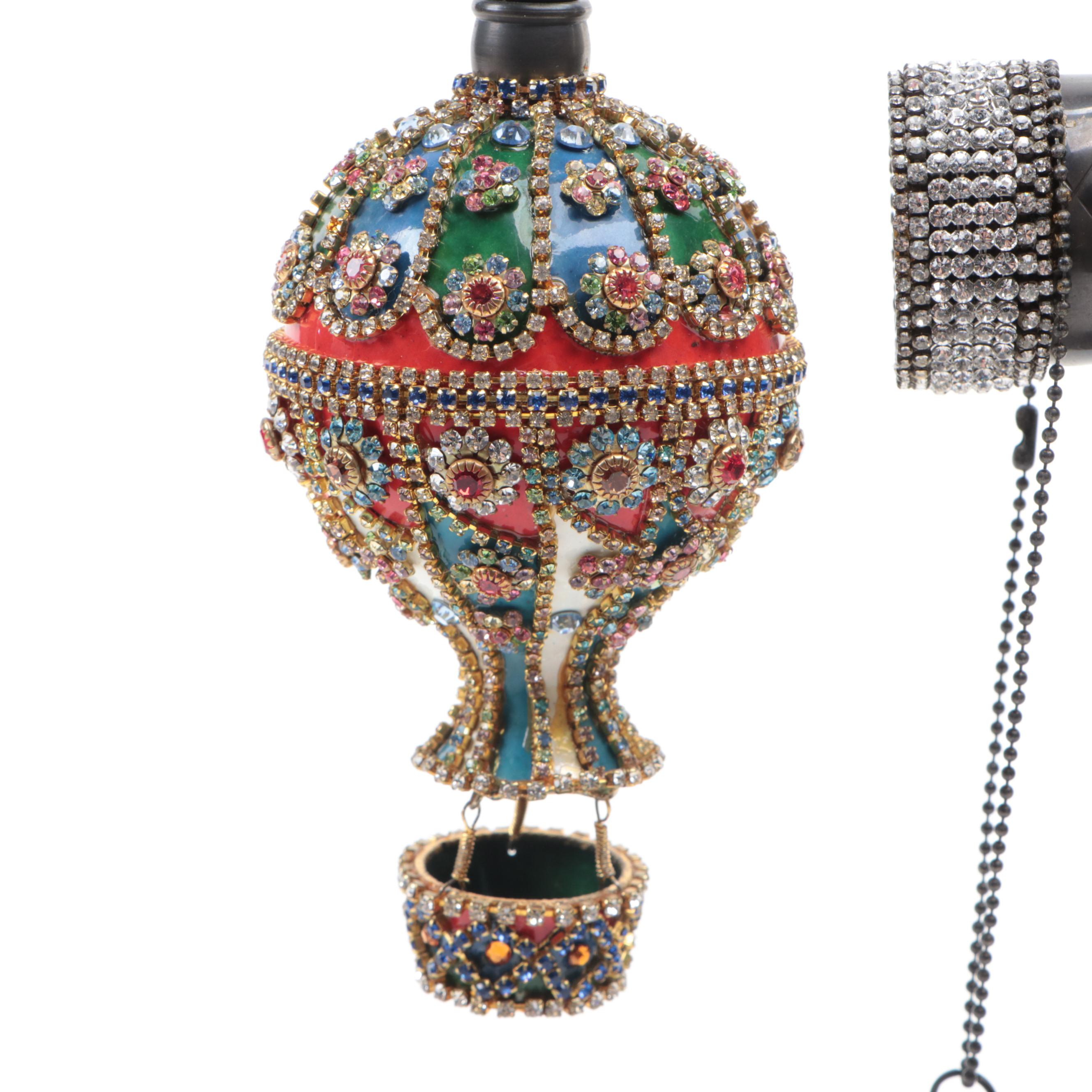 Massimo Strino "Mongolfiera" Embellished Kaleidoscope Music Box, 2021