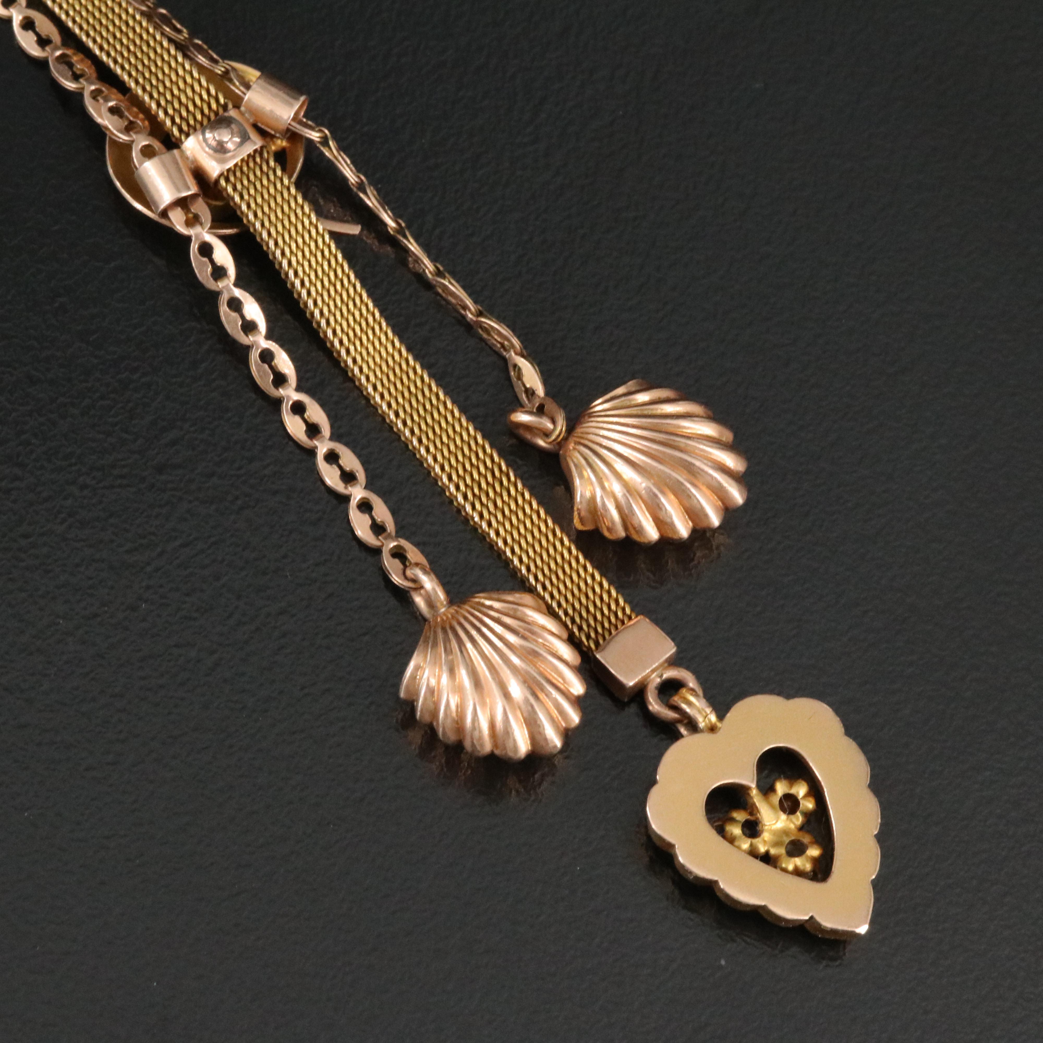 Antique G.A. Huguenin Ponts 18K Gold Double Hunter Pocket Watch