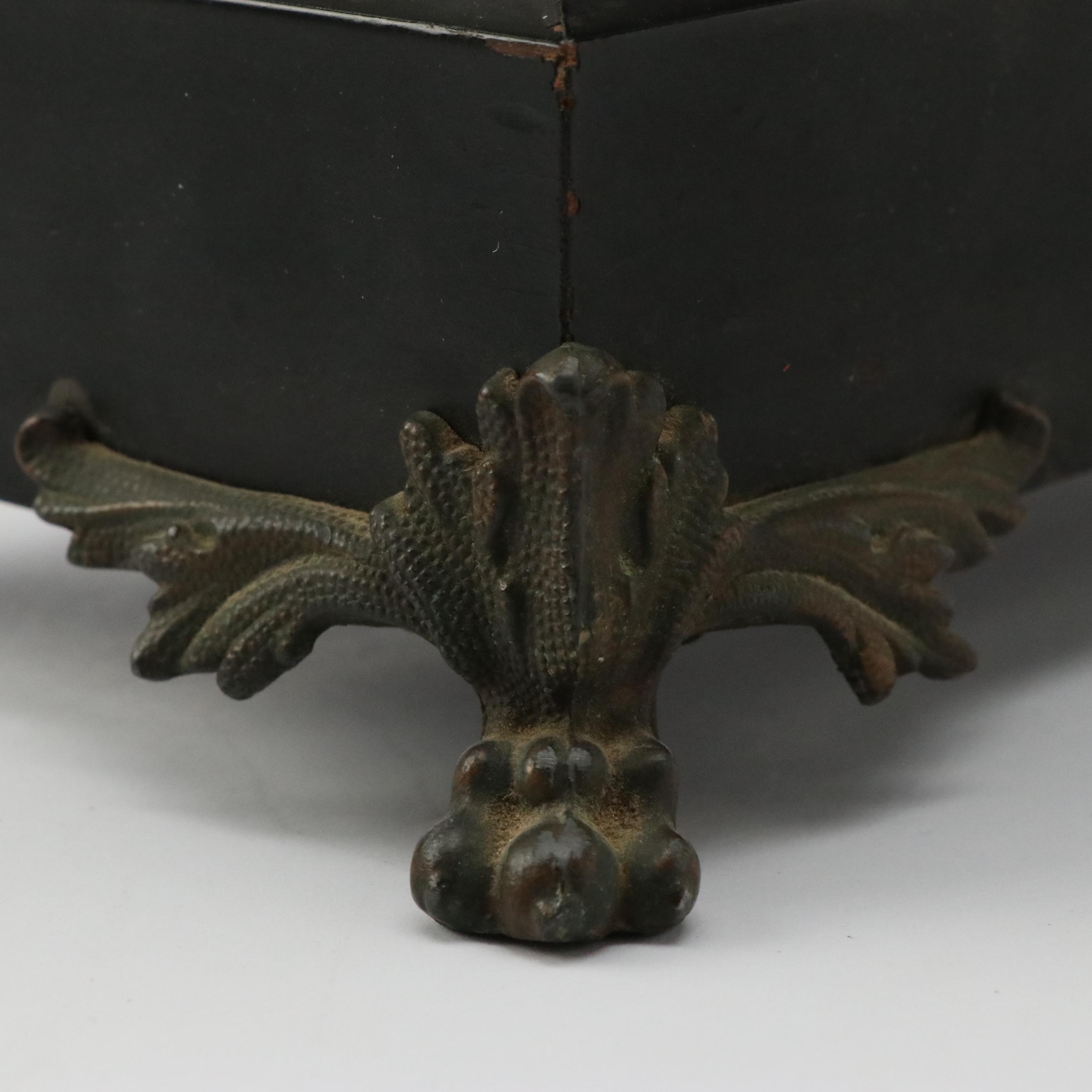 Ingraham "Palace" Enameled Wood Mantel Clock, C. 1912