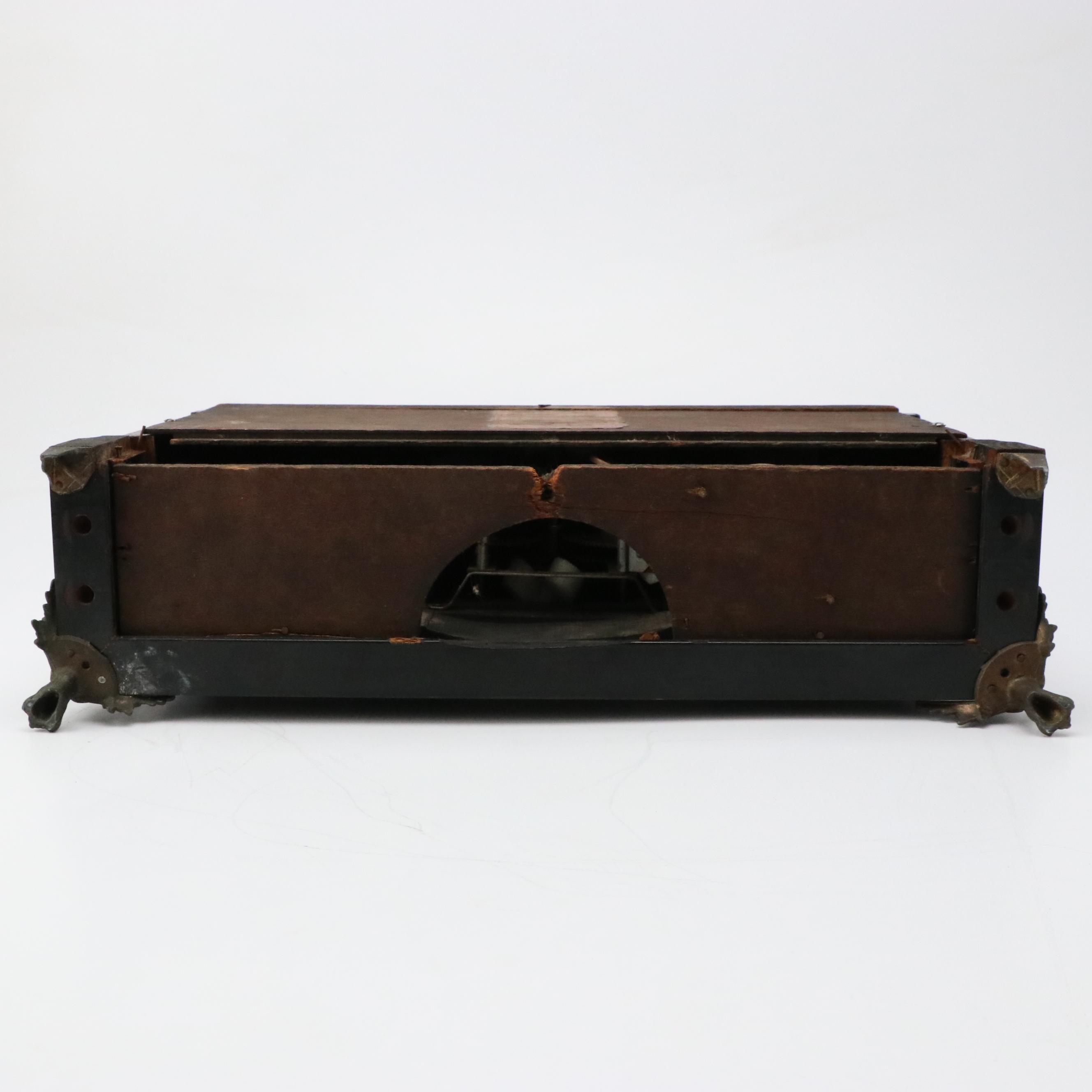 Ingraham "Palace" Enameled Wood Mantel Clock, C. 1912